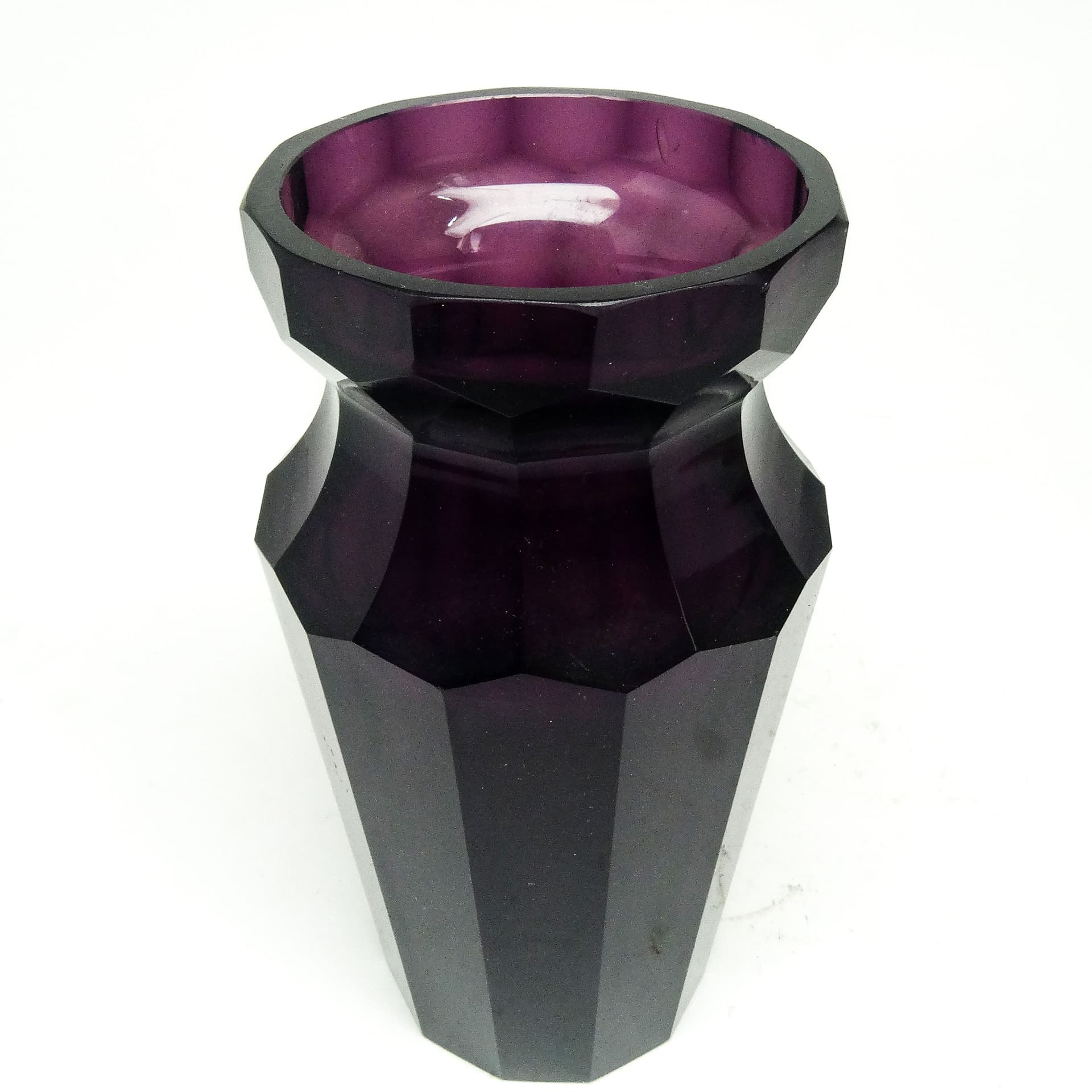 Wazon, kryształ, Moser, Bohemia, XIX w. - 115078