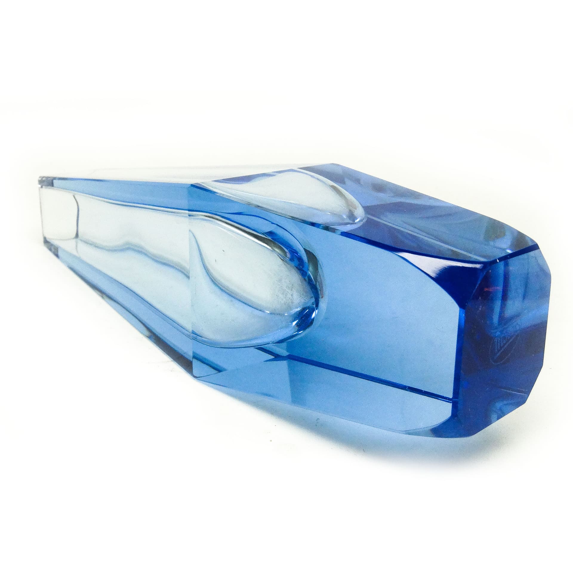 Wazon Art Deco, kryształ, Moser, Czechosłowacja, lata 30. - 115140