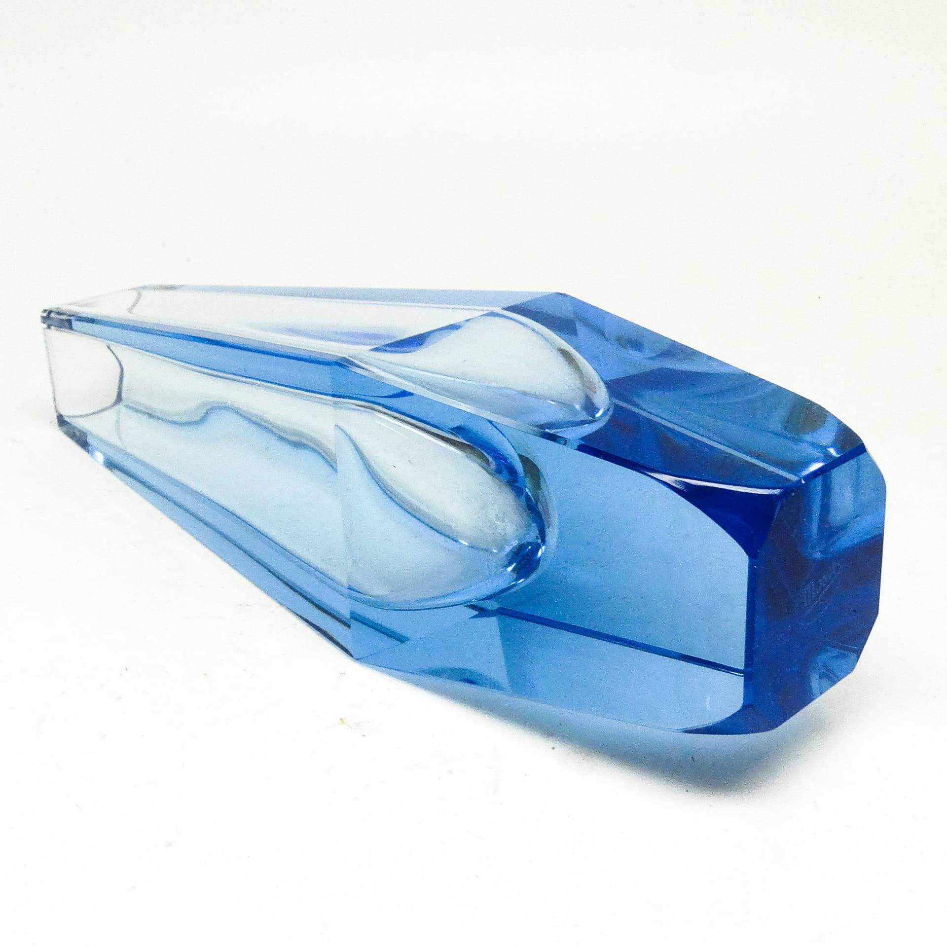 Wazon Art Deco, kryształ, Moser, Czechosłowacja, lata 30. - 115135