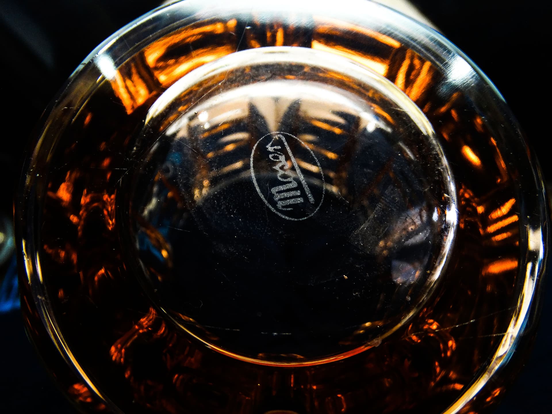 Wazon Art Deco, kryształ, Bohemia, Czechosłowacja, lata 30. - 115155