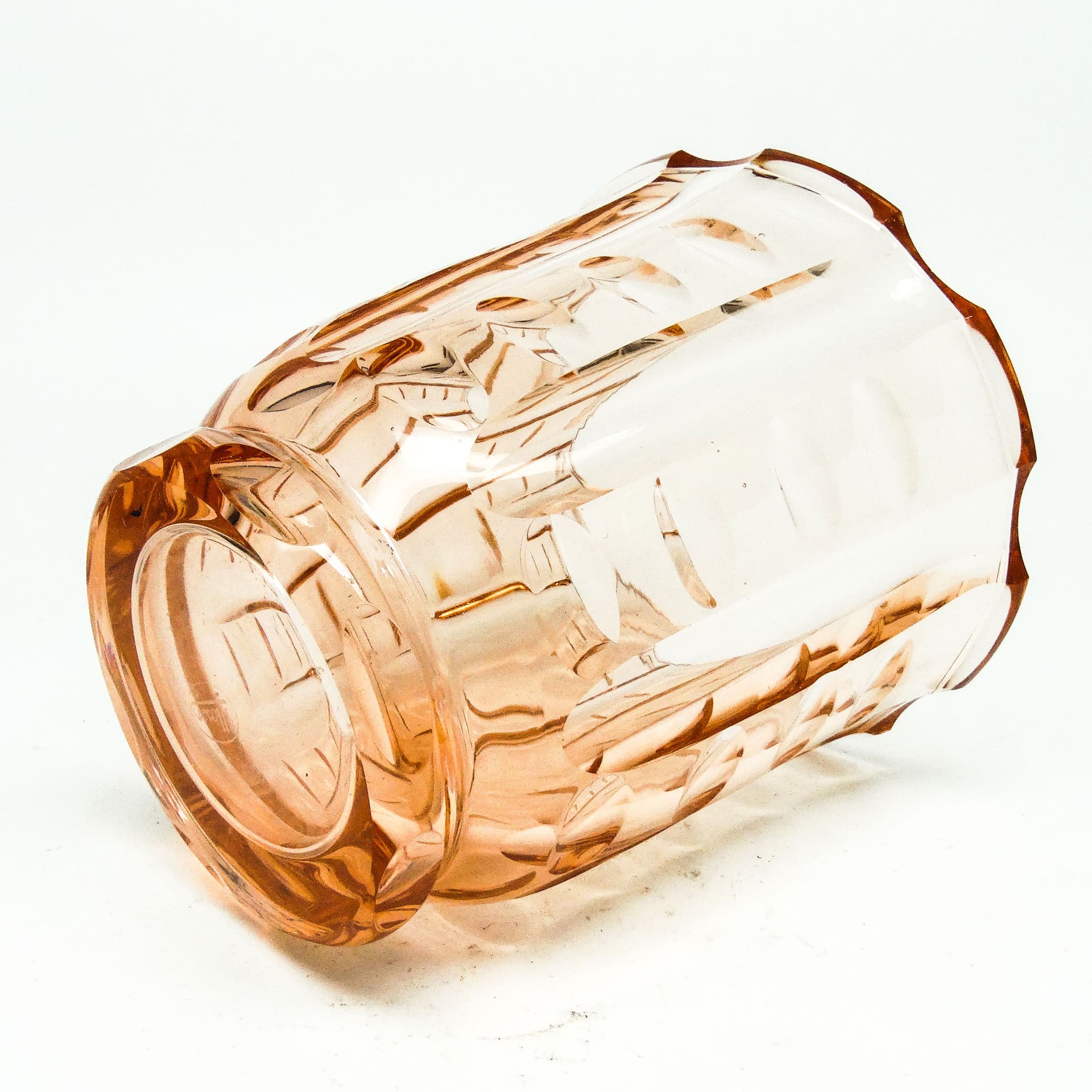 Wazon Art Deco, kryształ, Bohemia, Czechosłowacja, lata 30. - 115150