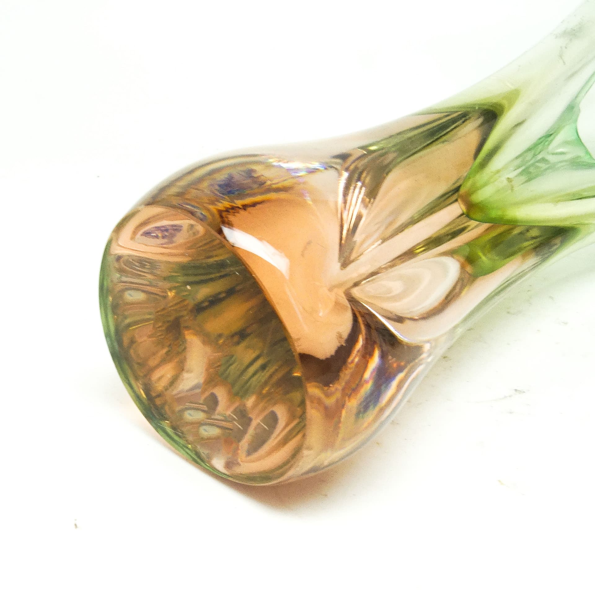 Wazon mid-century modern, szkło, proj. J. Hospodka, Czechosłowacja, lata 60. - 115219