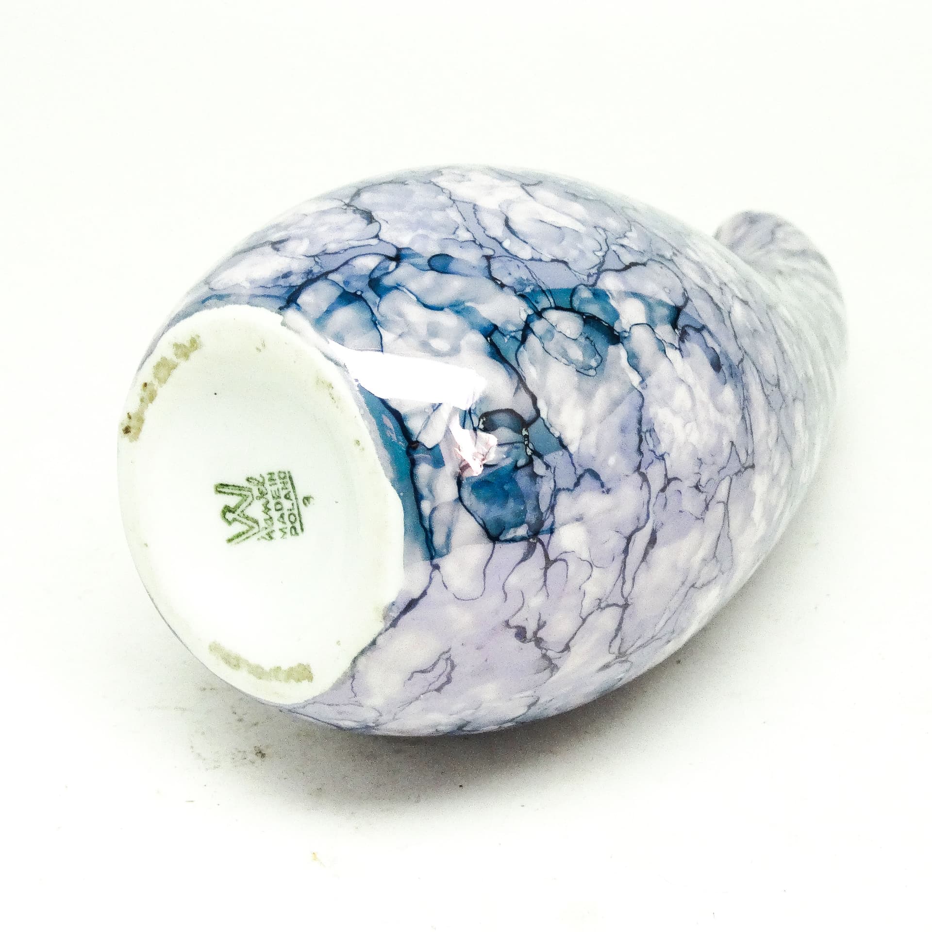 Wazon Kropla, modernizm, porcelana, Polska, lata 60. - 115304