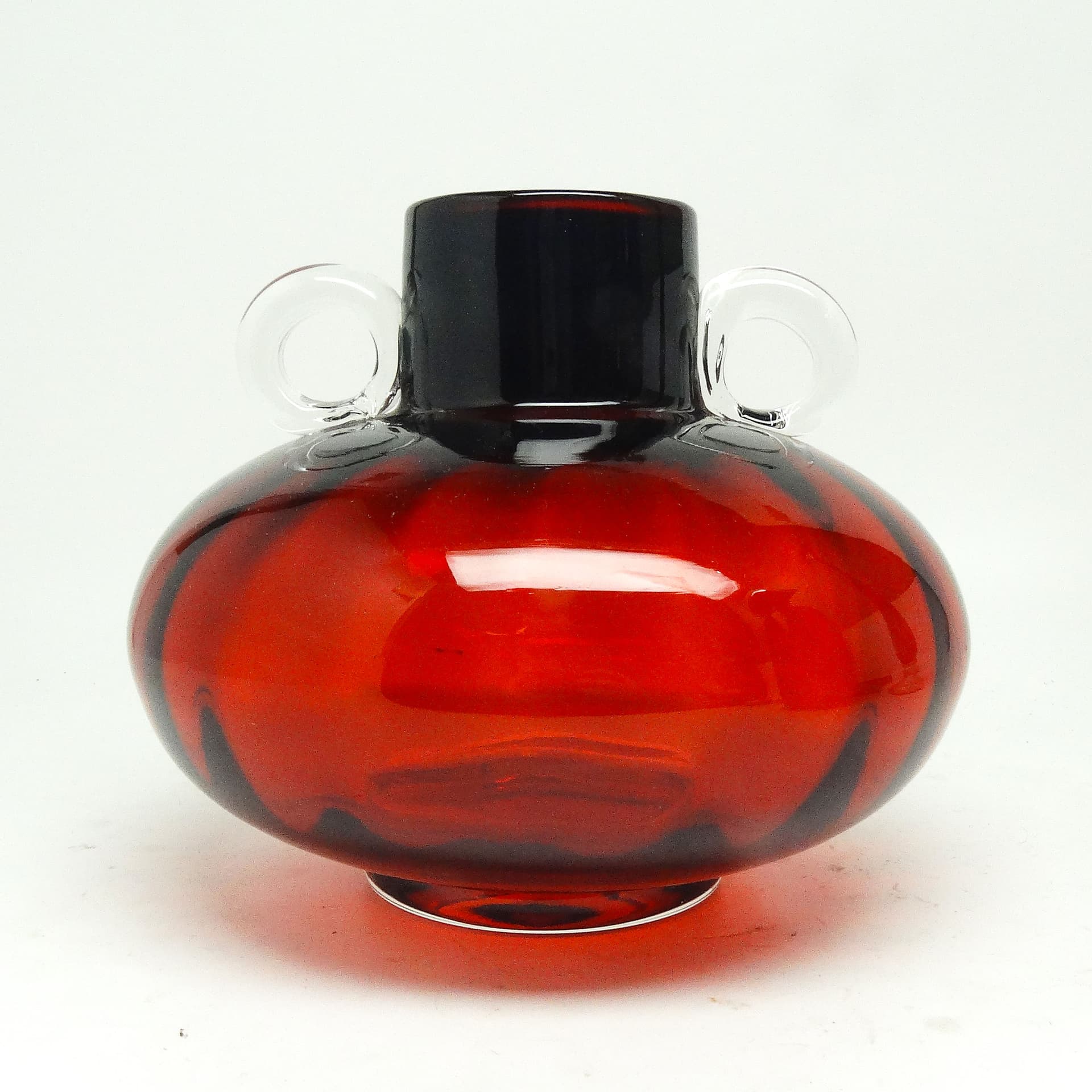 Wazon Mid-century modern, szkło, Polska, lata 70. - 115341