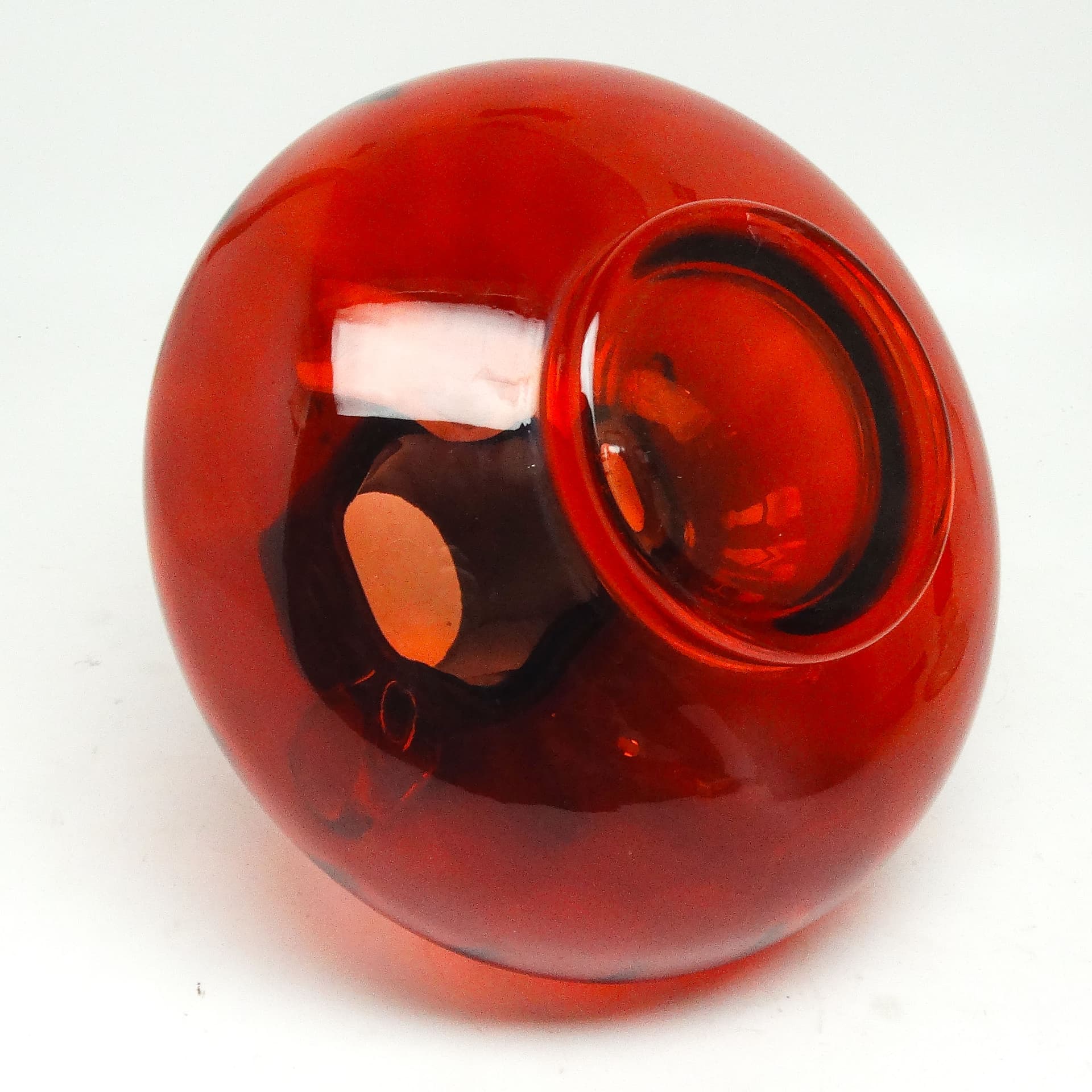 Wazon Mid-century modern, szkło, Polska, lata 70. - 115345