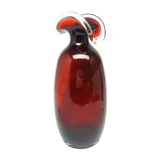 Wazon Mid-century modern, szkło, Polska, lata 70. - WYMIARY