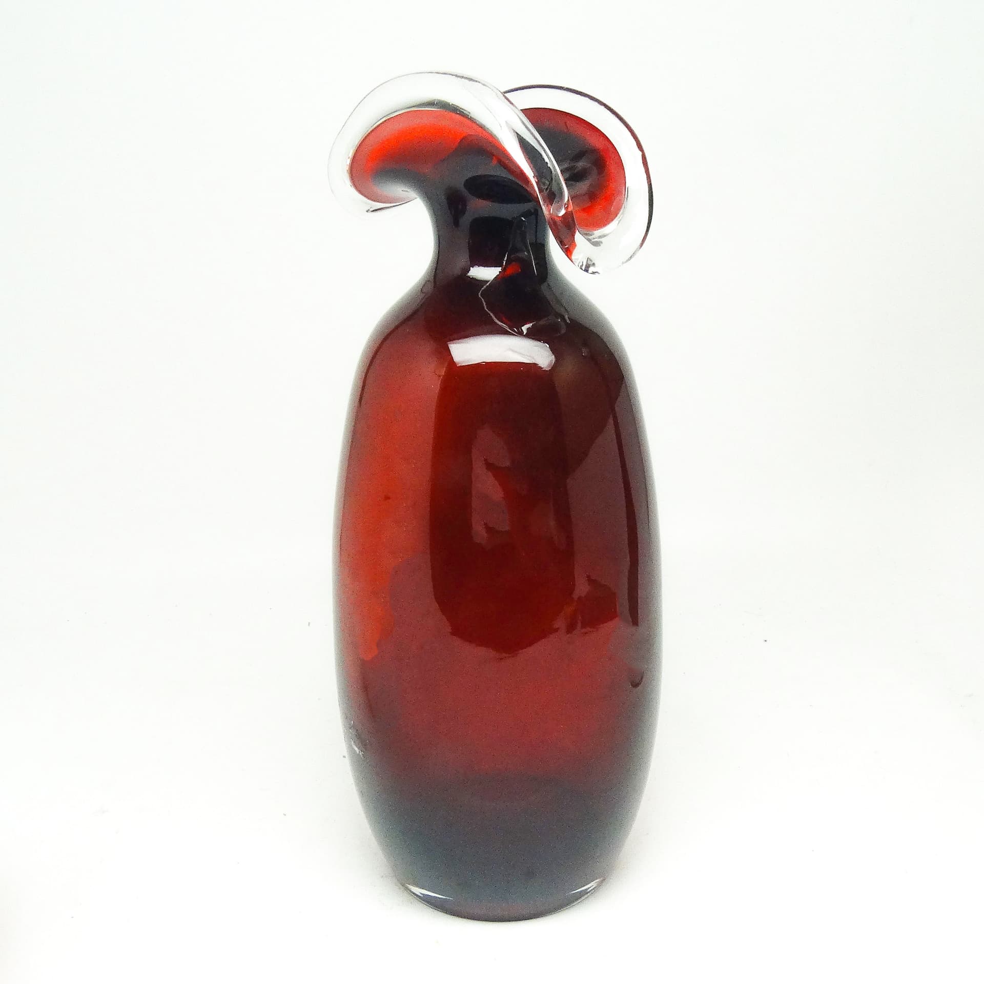 Wazon Mid-century modern, szkło, Polska, lata 70. - 115360