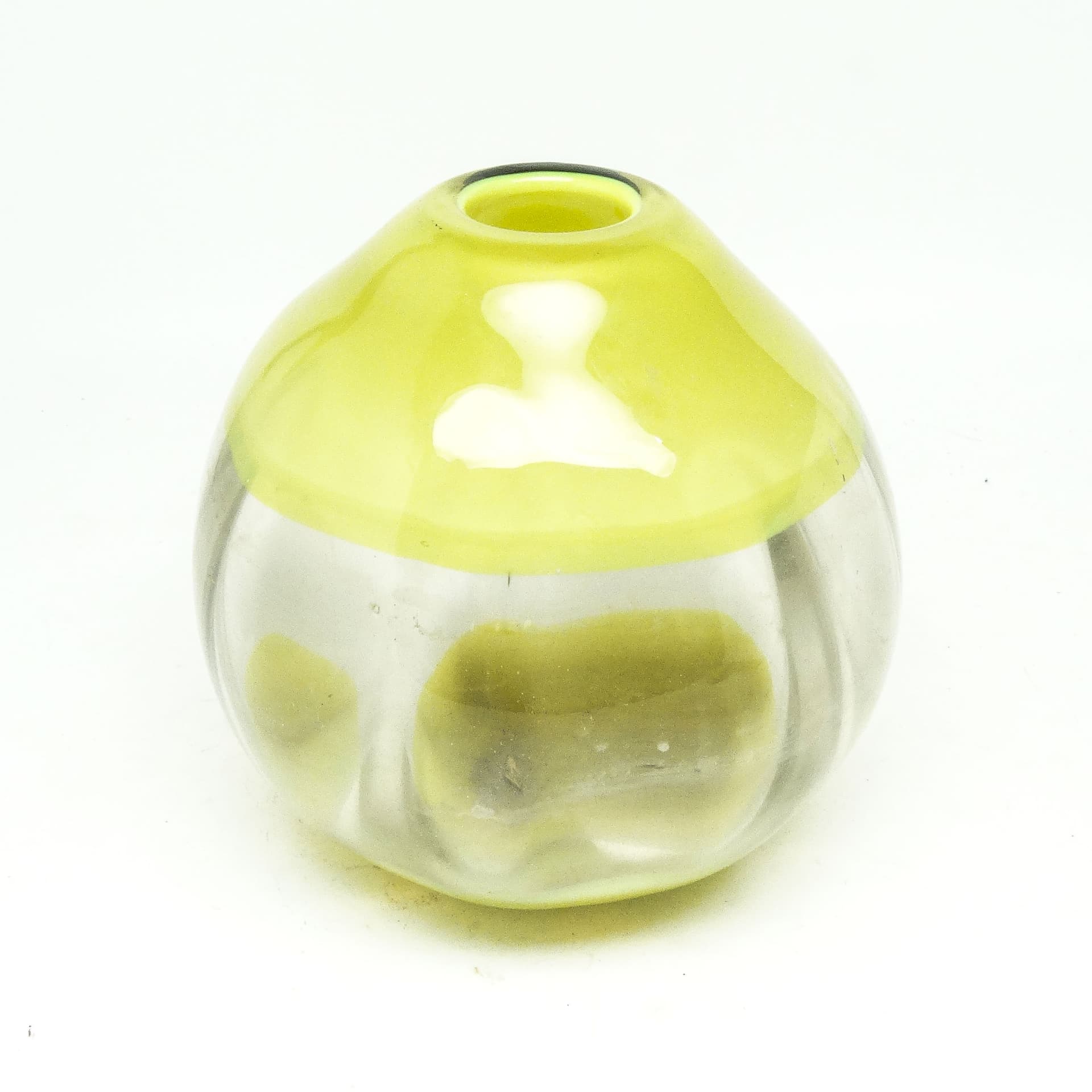 Wazon Optyczny, szkło prasowane, proj. J. Drost, HSG Ząbkowice, Polska, lata 70. - 115405