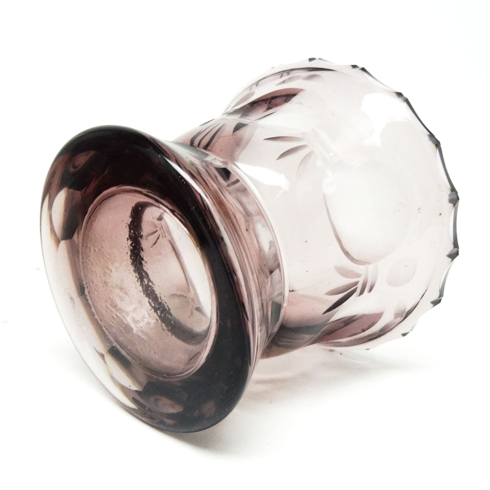 Wazon Art Deco, kryształ, Moser, Czechosłowacja, lata 30. - 115421