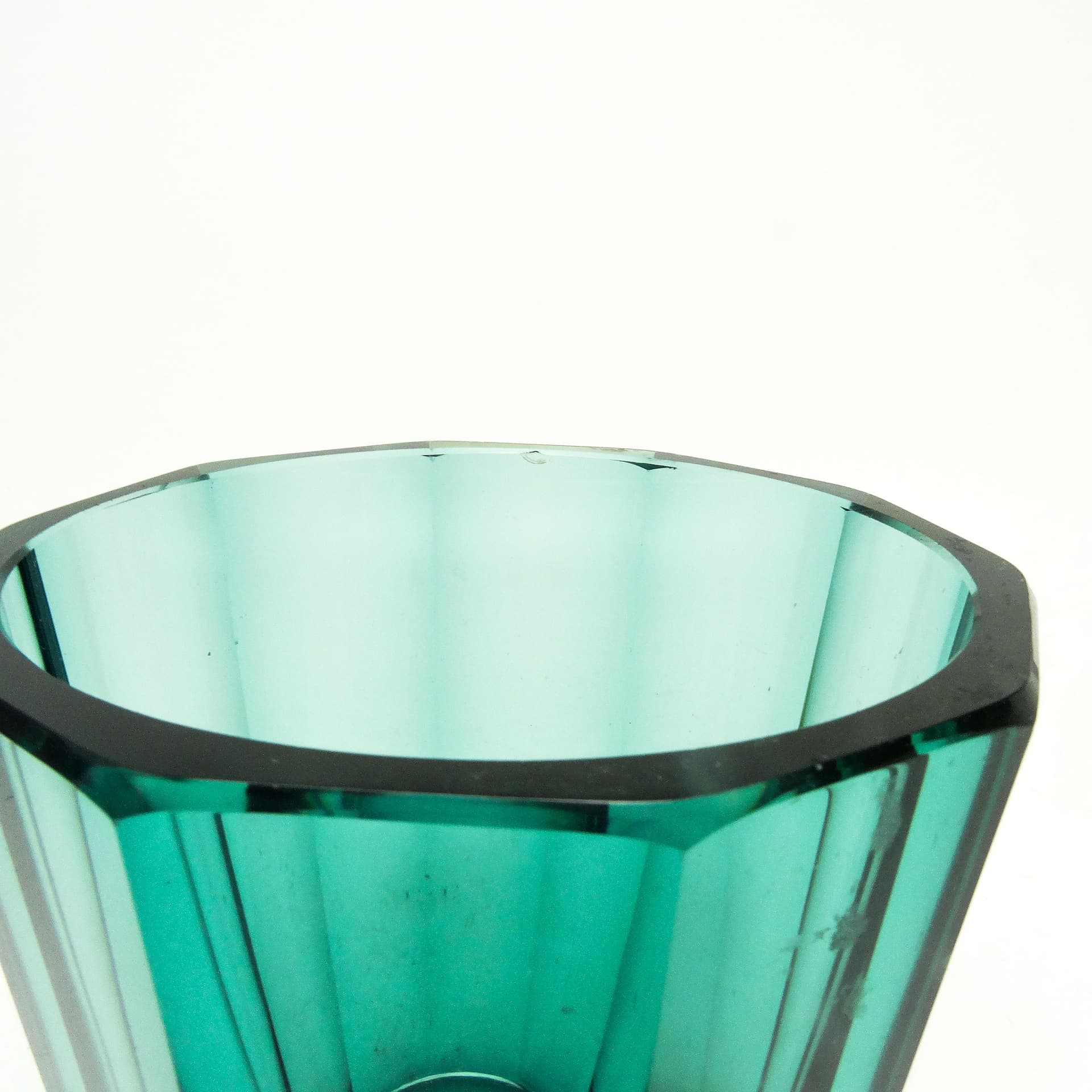 Wazon Art Deco, kryształ, Moser, Czechosłowacja, lata 30. - 115442