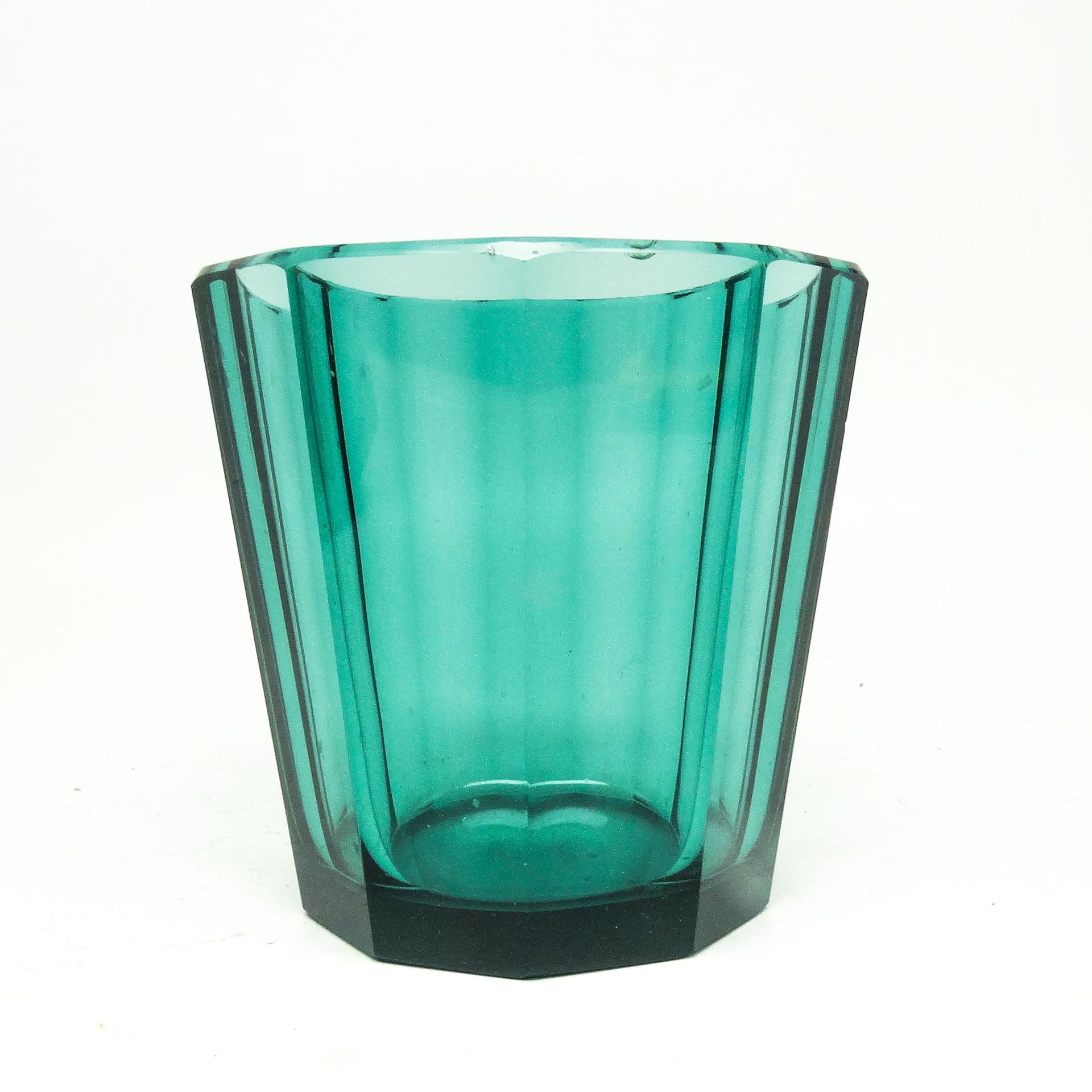 Wazon Art Deco, kryształ, Moser, Czechosłowacja, lata 30. - 115440