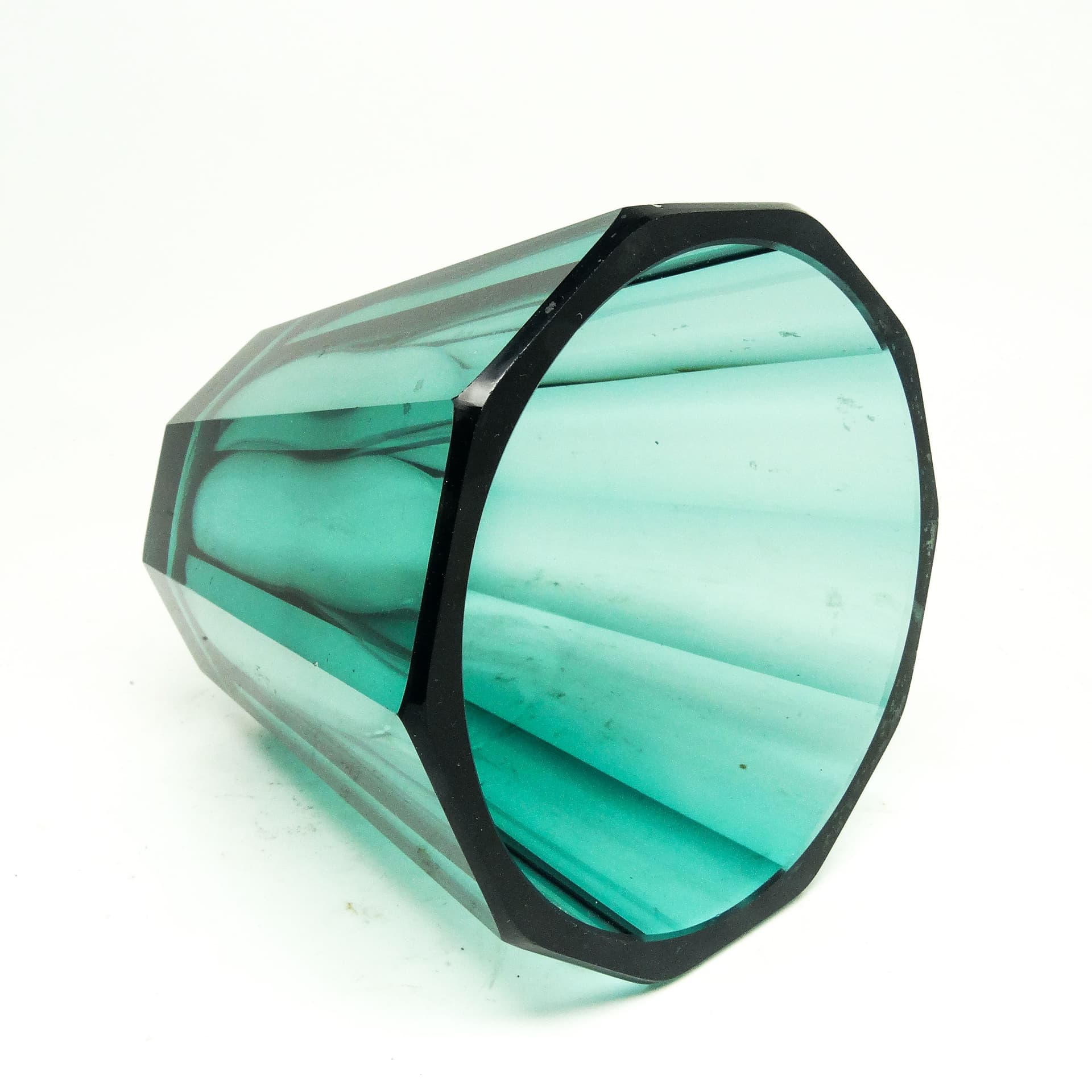 Wazon Art Deco, kryształ, Moser, Czechosłowacja, lata 30. - 115443