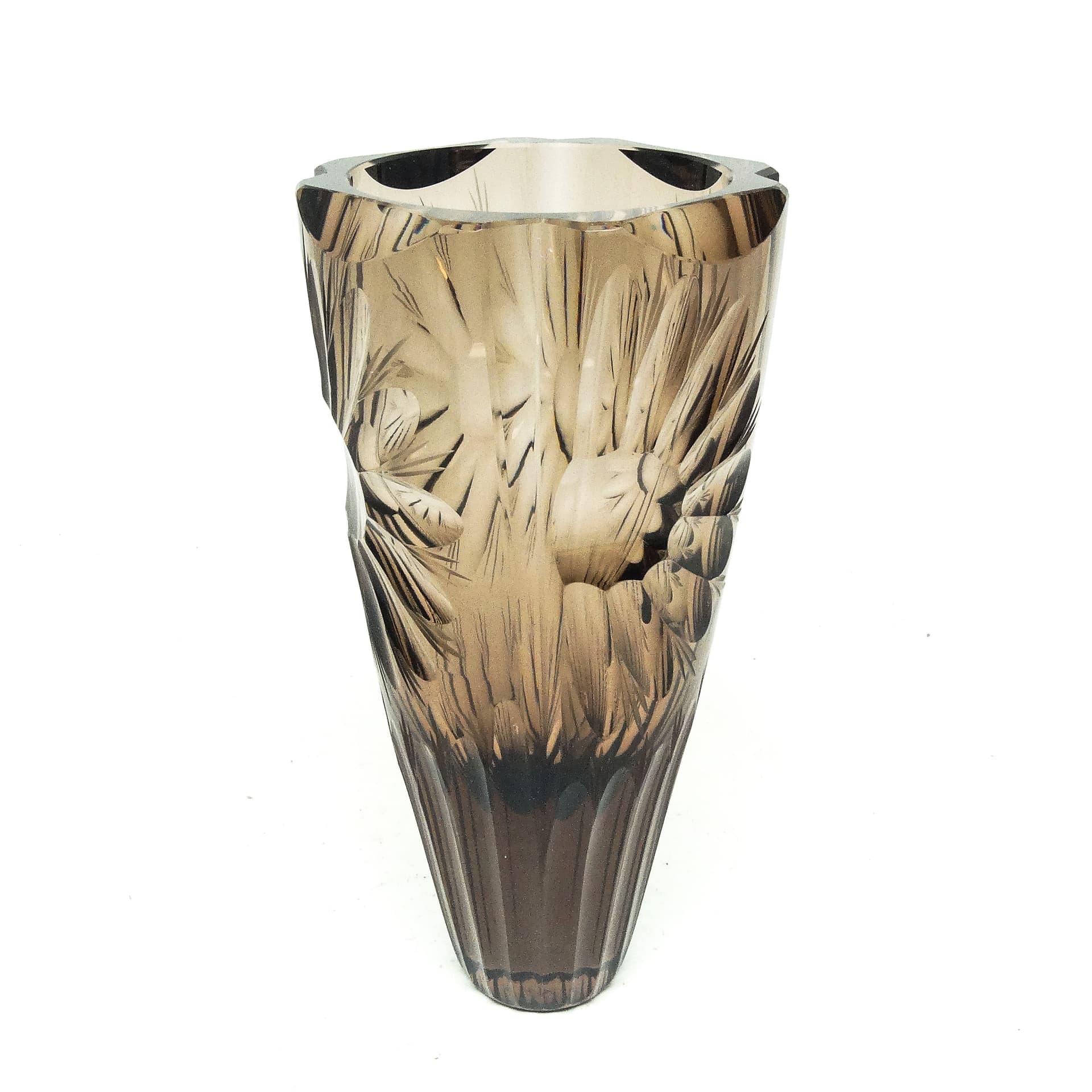 Art Deco vase, crystal, Moser, Czechoslovakia, 1930s. - 115458