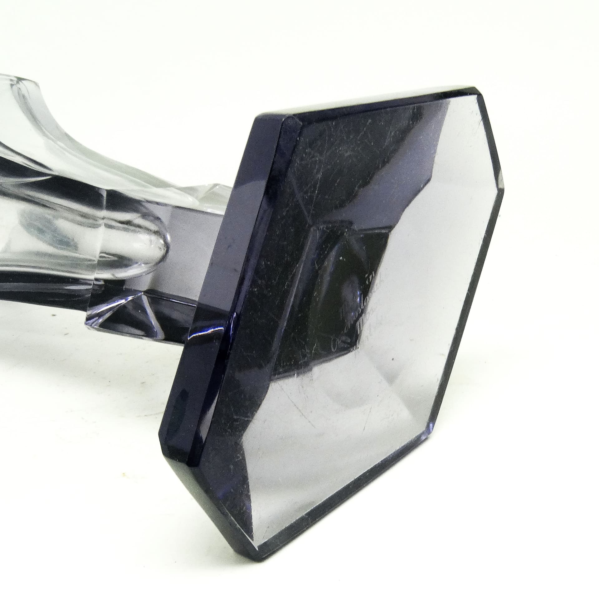 Wazon Art Deco, kryształ, Moser, Czechosłowacja, lata 30. - 115479