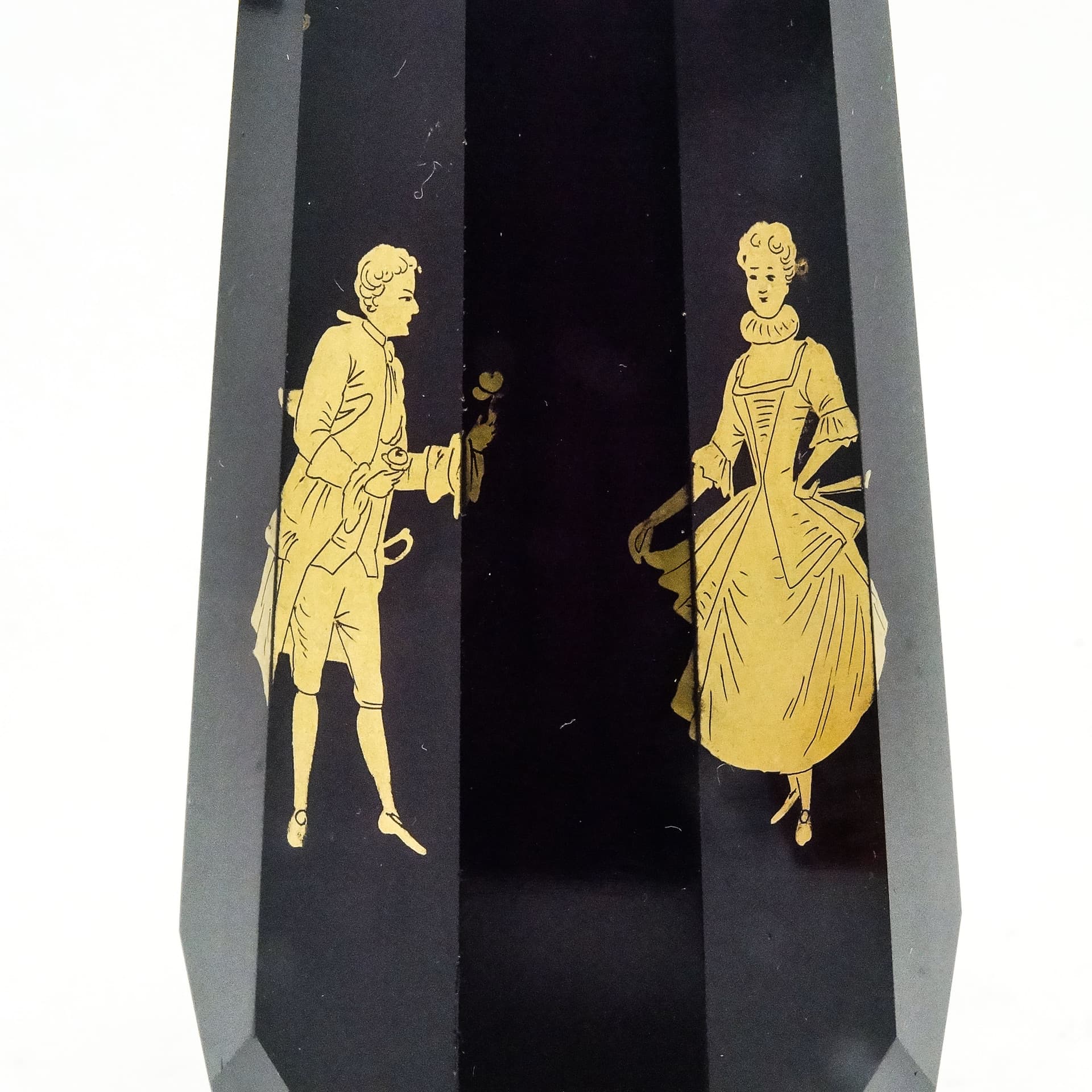 Wazon Art Deco, kryształ, Czechosłowacja, lata 30. - 115511