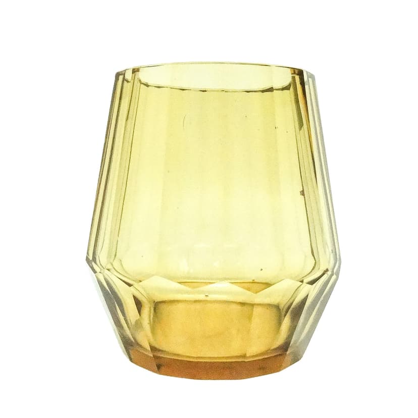 Wazon Art Deco, kryształ, Czechosłowacja, lata 30.