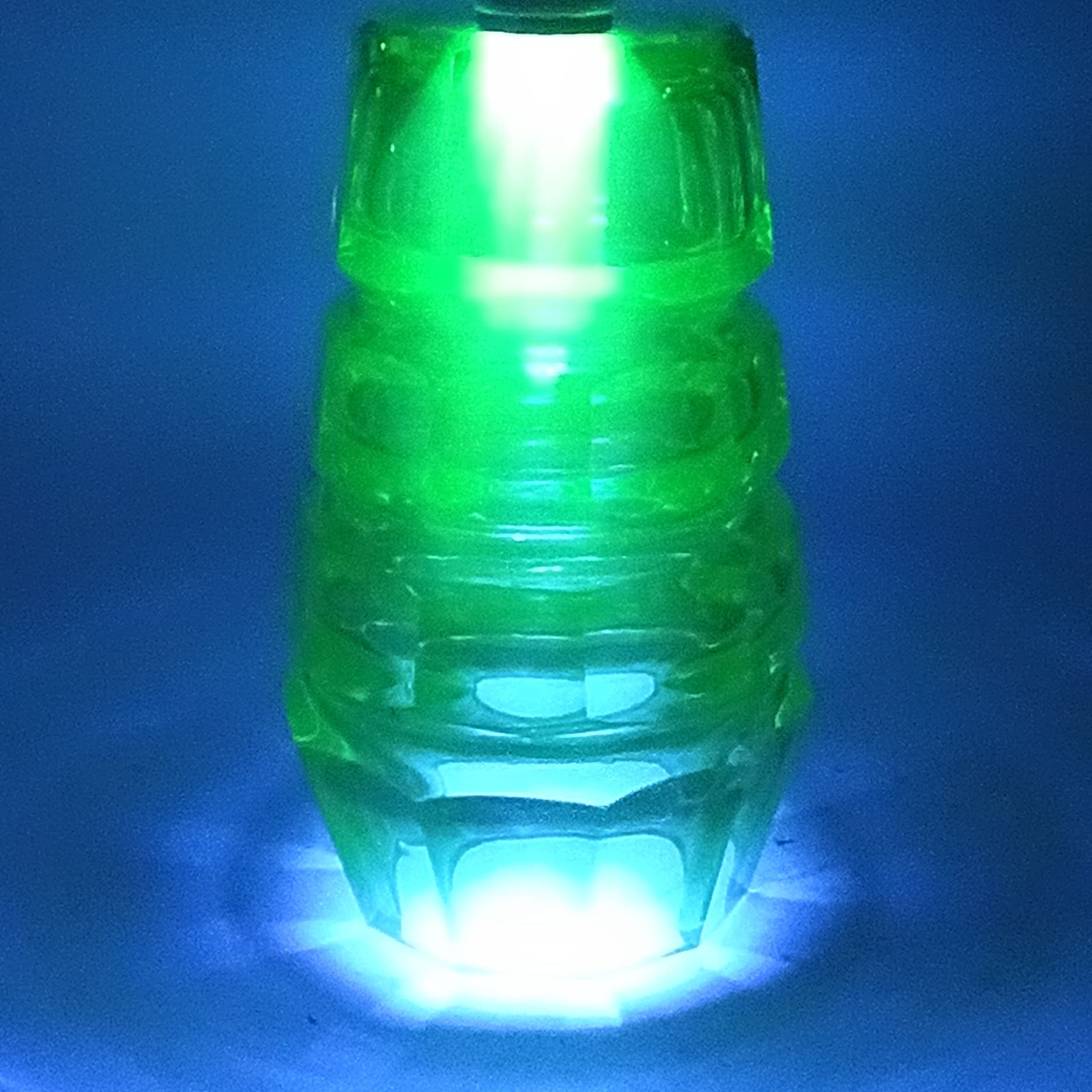 Wazon Art Deco, kryształ zielony, proj. J. Hoffmann, Czechosłowacja, lata 30. - 115538