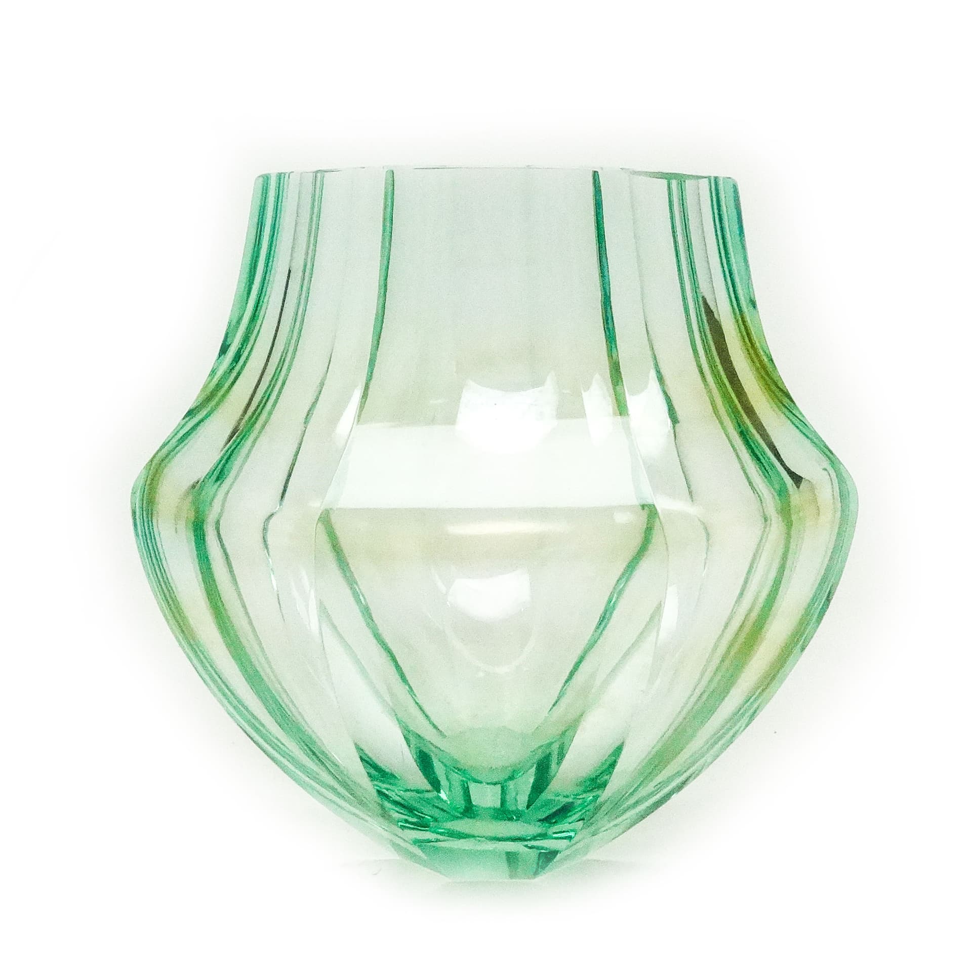 Art Deco vase, crystal, Moser, Czechoslovakia, 1930s. - 115562