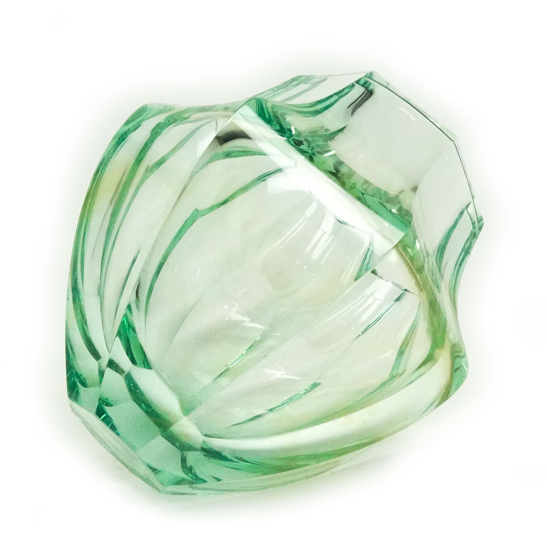 Art Deco vase, crystal, Moser, Czechoslovakia, 1930s. - 115561
