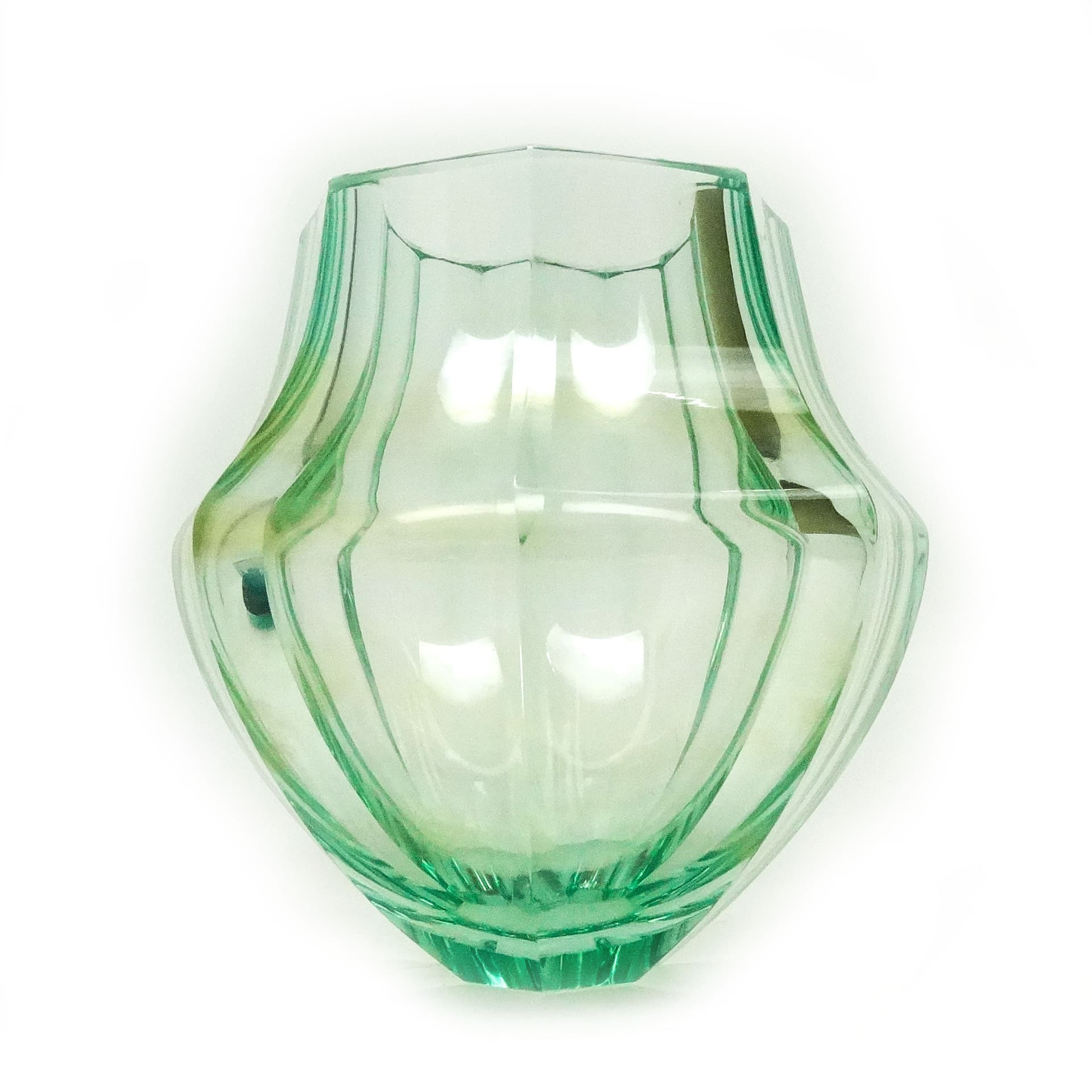 Art Deco vase, crystal, Moser, Czechoslovakia, 1930s. - 115558