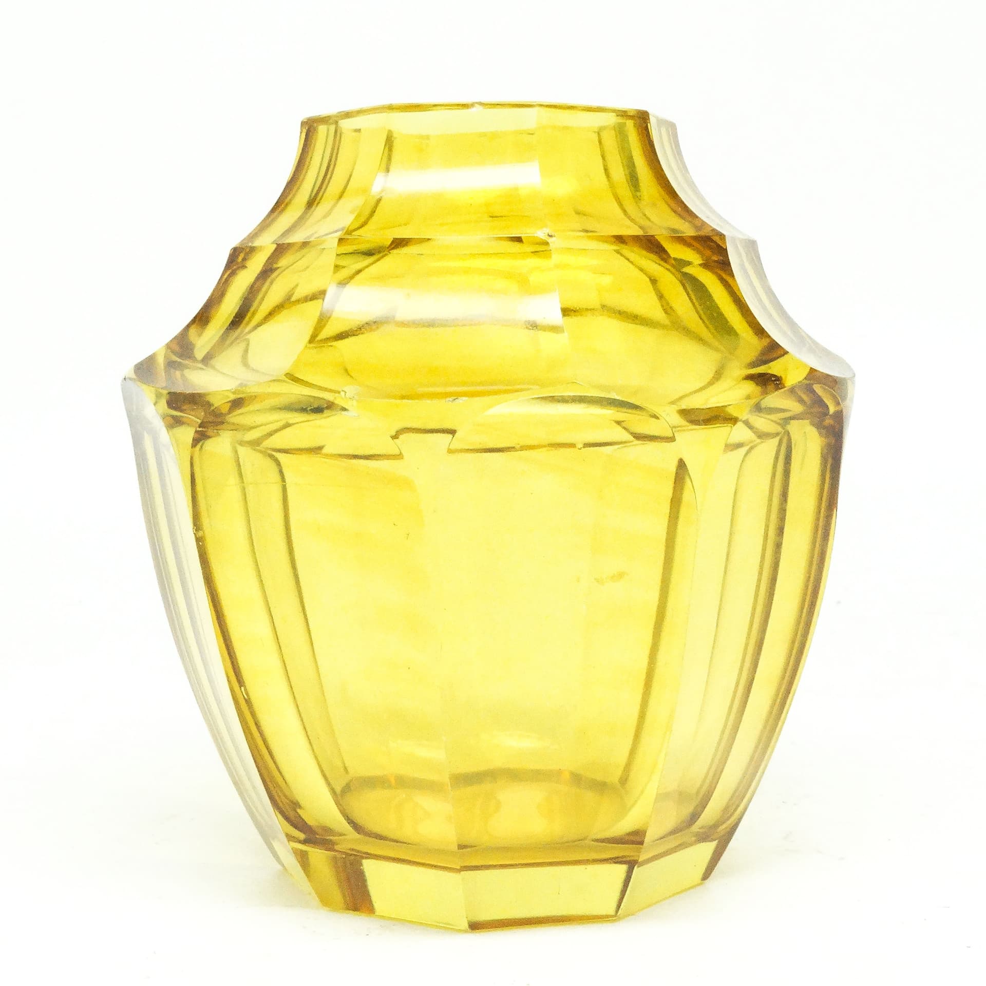 Art Deco vase, crystal, Moser, Czechoslovakia, 1930s. - 115575