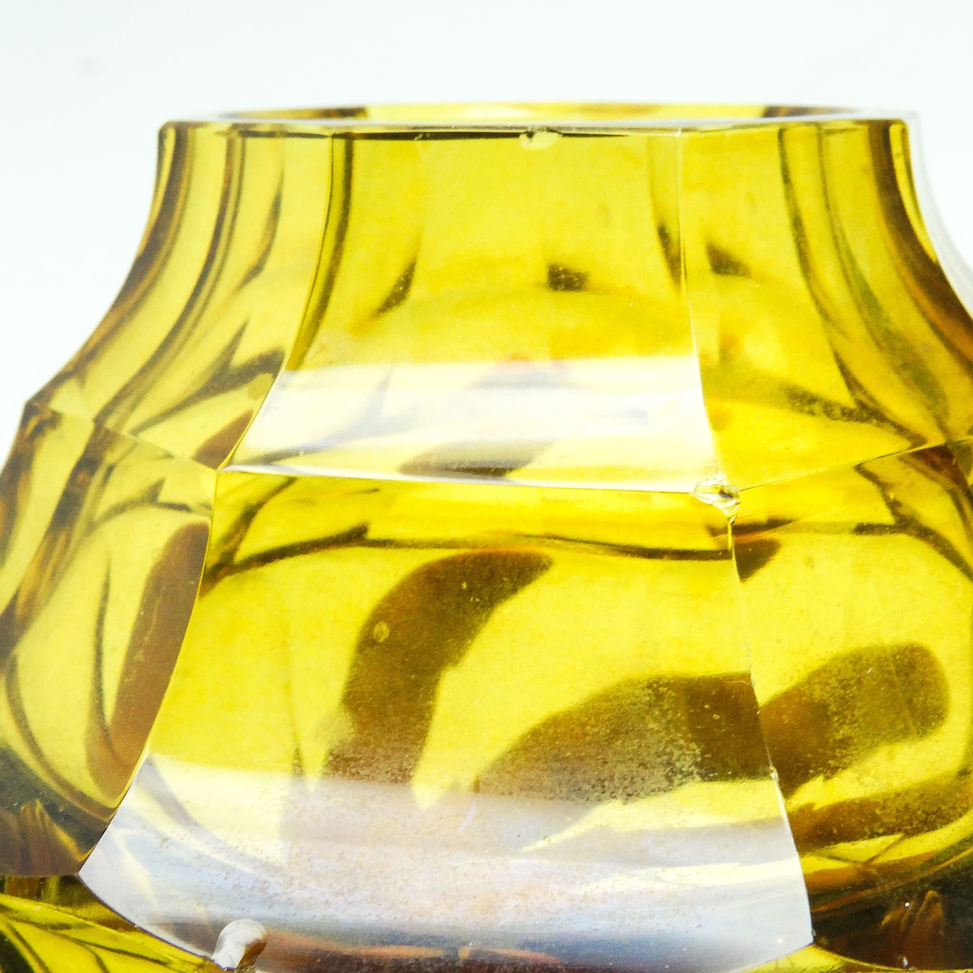 Art Deco vase, crystal, Moser, Czechoslovakia, 1930s. - 115585