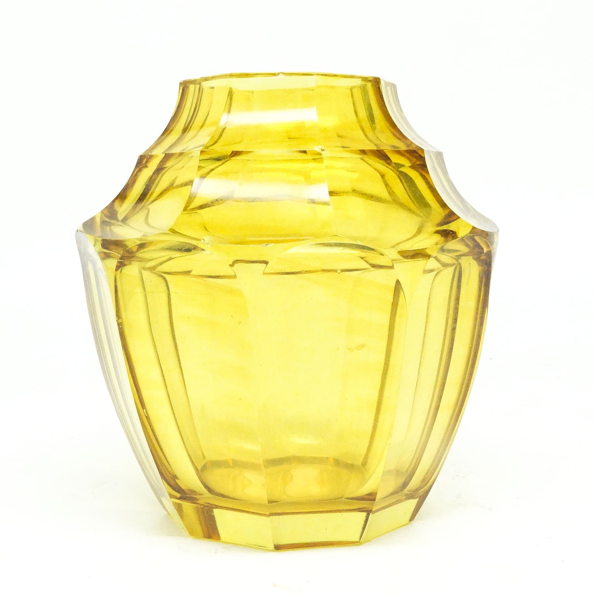 Art Deco vase, crystal, Moser, Czechoslovakia, 1930s. - 115576