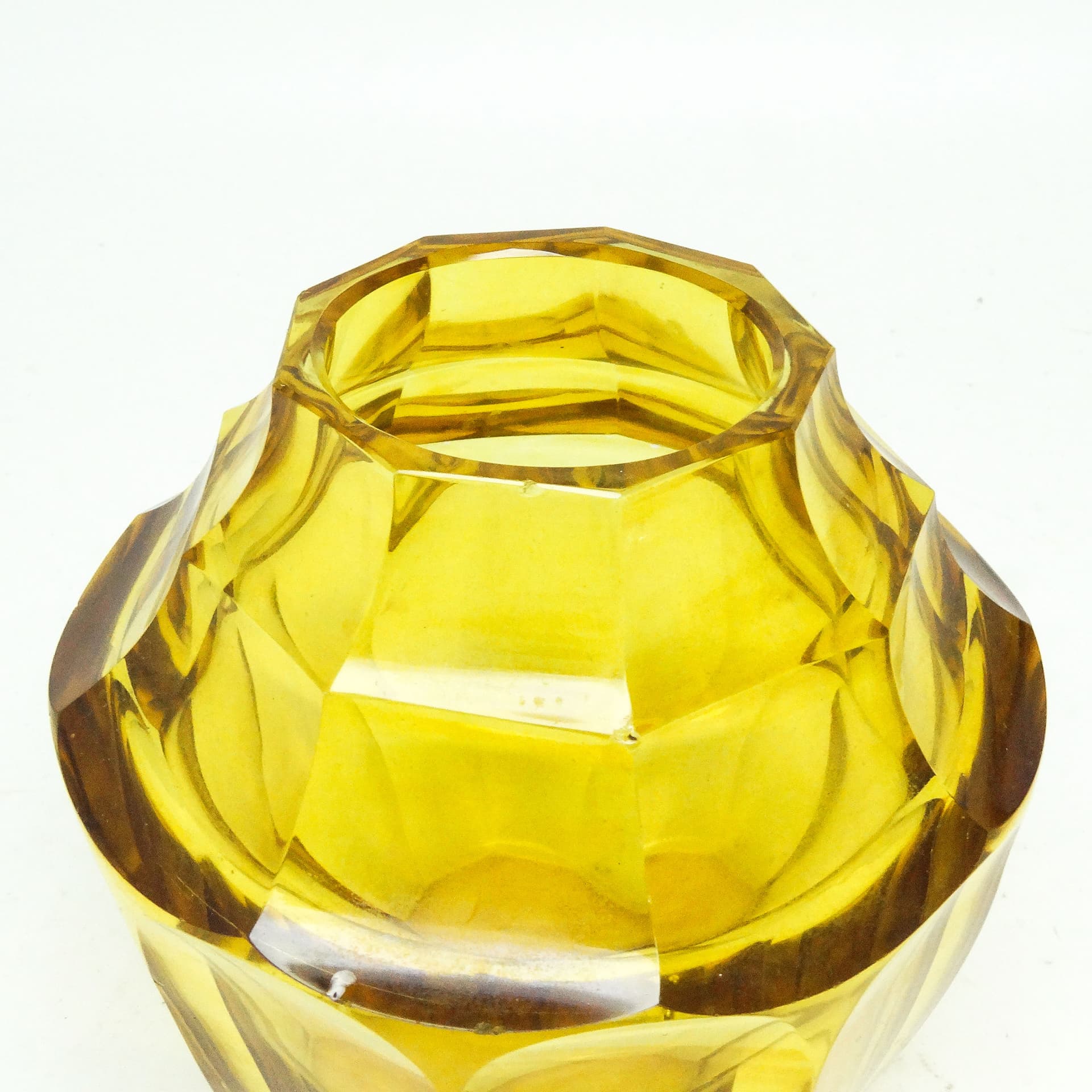 Art Deco vase, crystal, Moser, Czechoslovakia, 1930s. - 115582