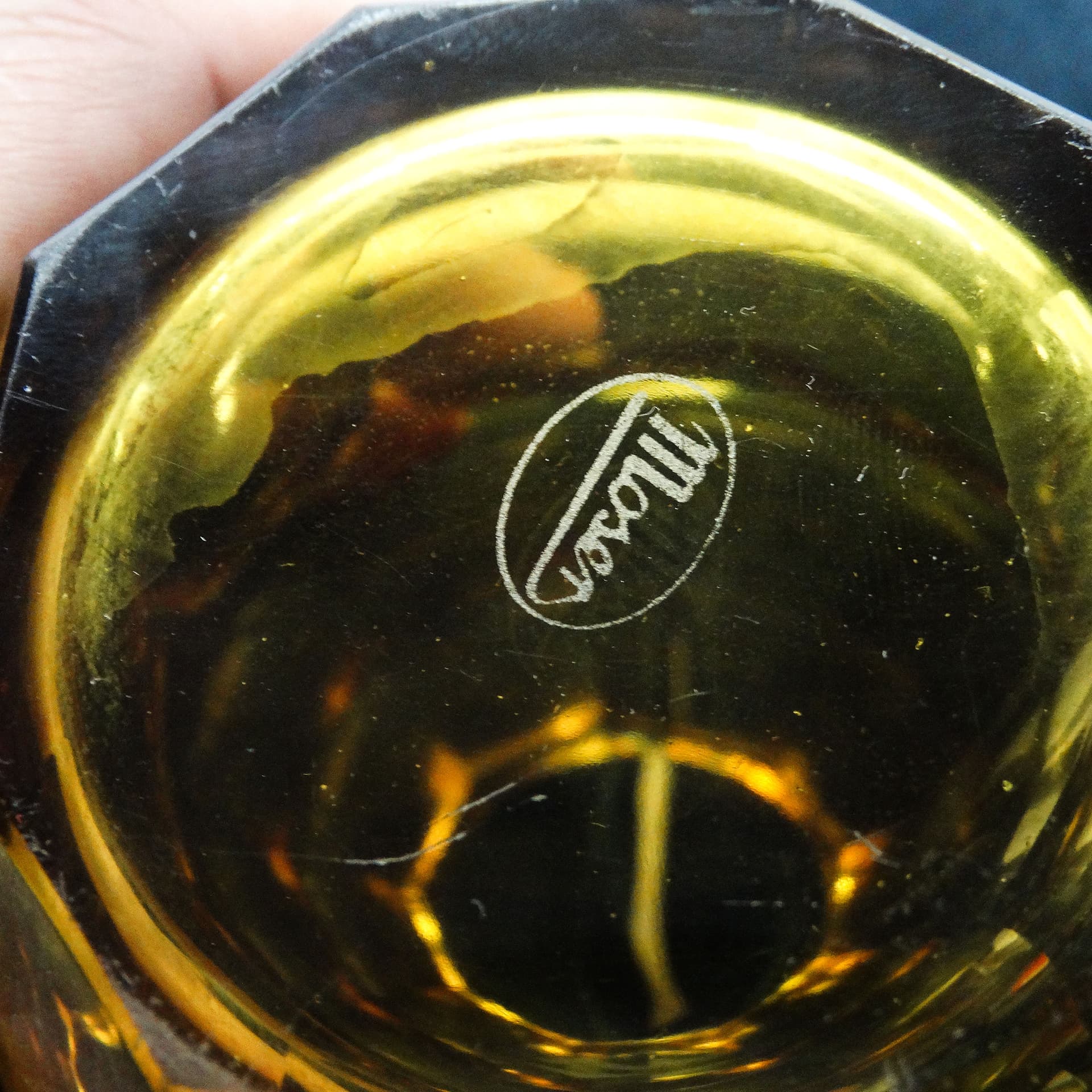 Art Deco vase, crystal, Moser, Czechoslovakia, 1930s. - 115587