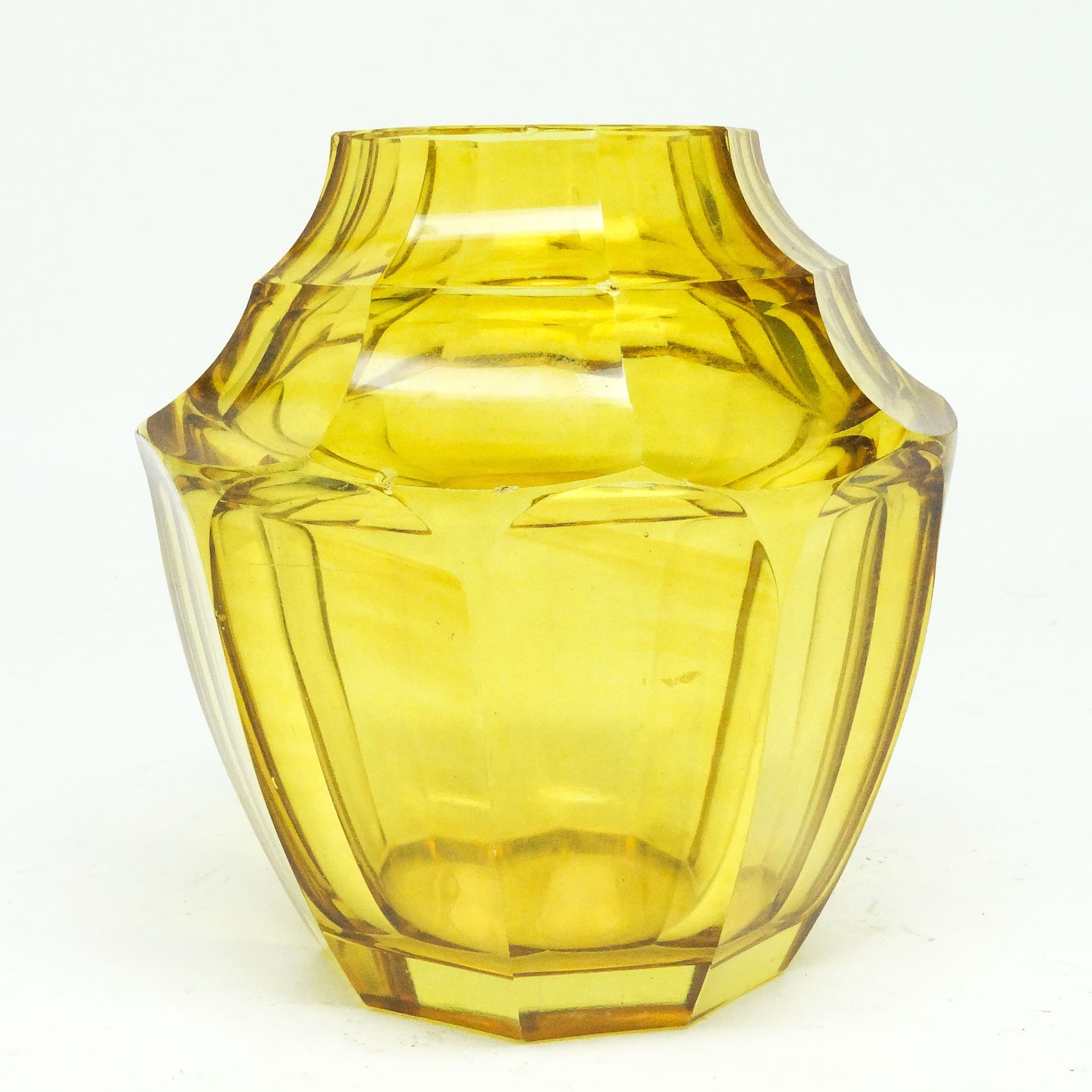 Art Deco vase, crystal, Moser, Czechoslovakia, 1930s. - 115579