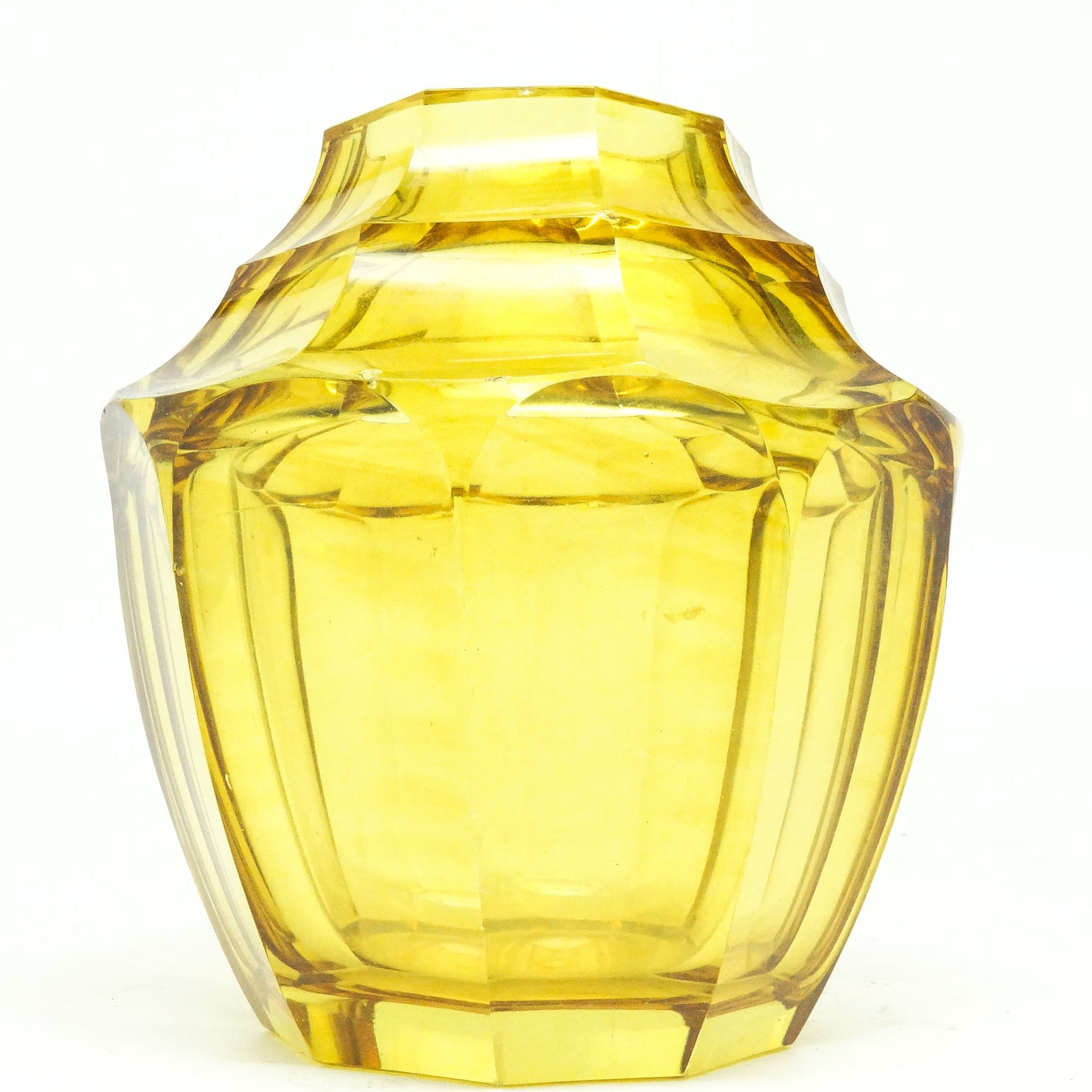 Art Deco vase, crystal, Moser, Czechoslovakia, 1930s. - 115578