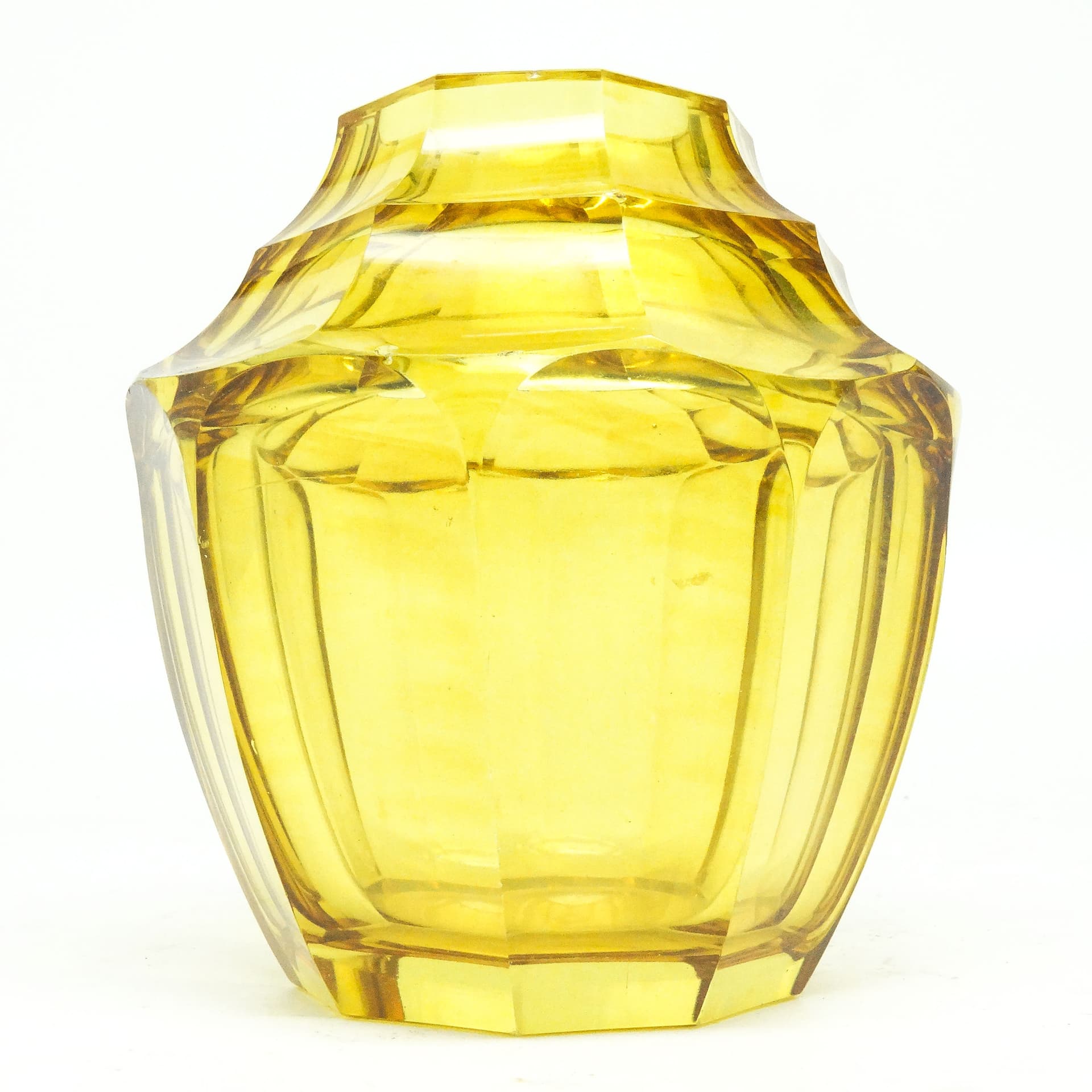 Art Deco vase, crystal, Moser, Czechoslovakia, 1930s. - 115580