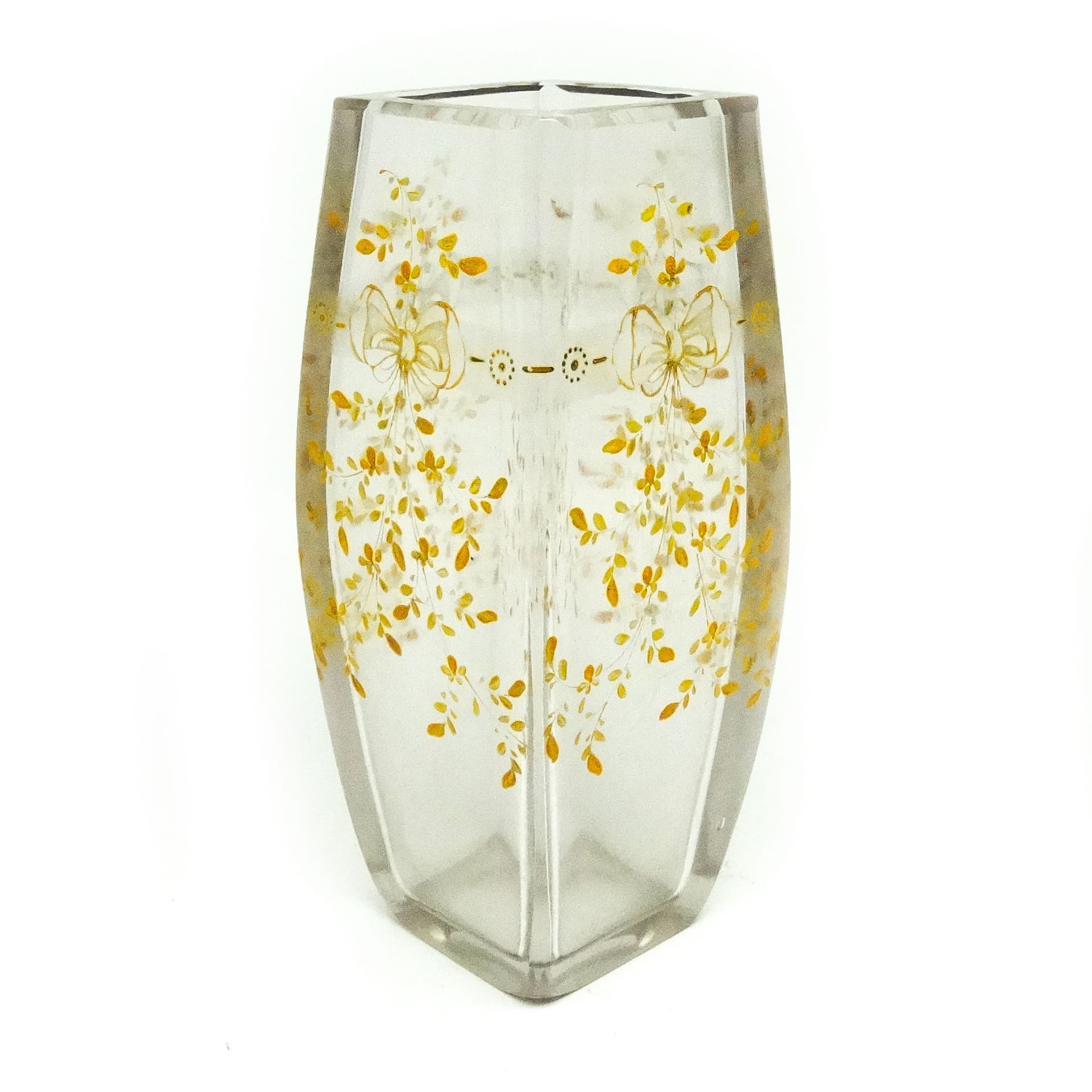 Wazon Art Nouveau, kryształ, Bohemia Moser, Czechy, początek XX w. - 115615