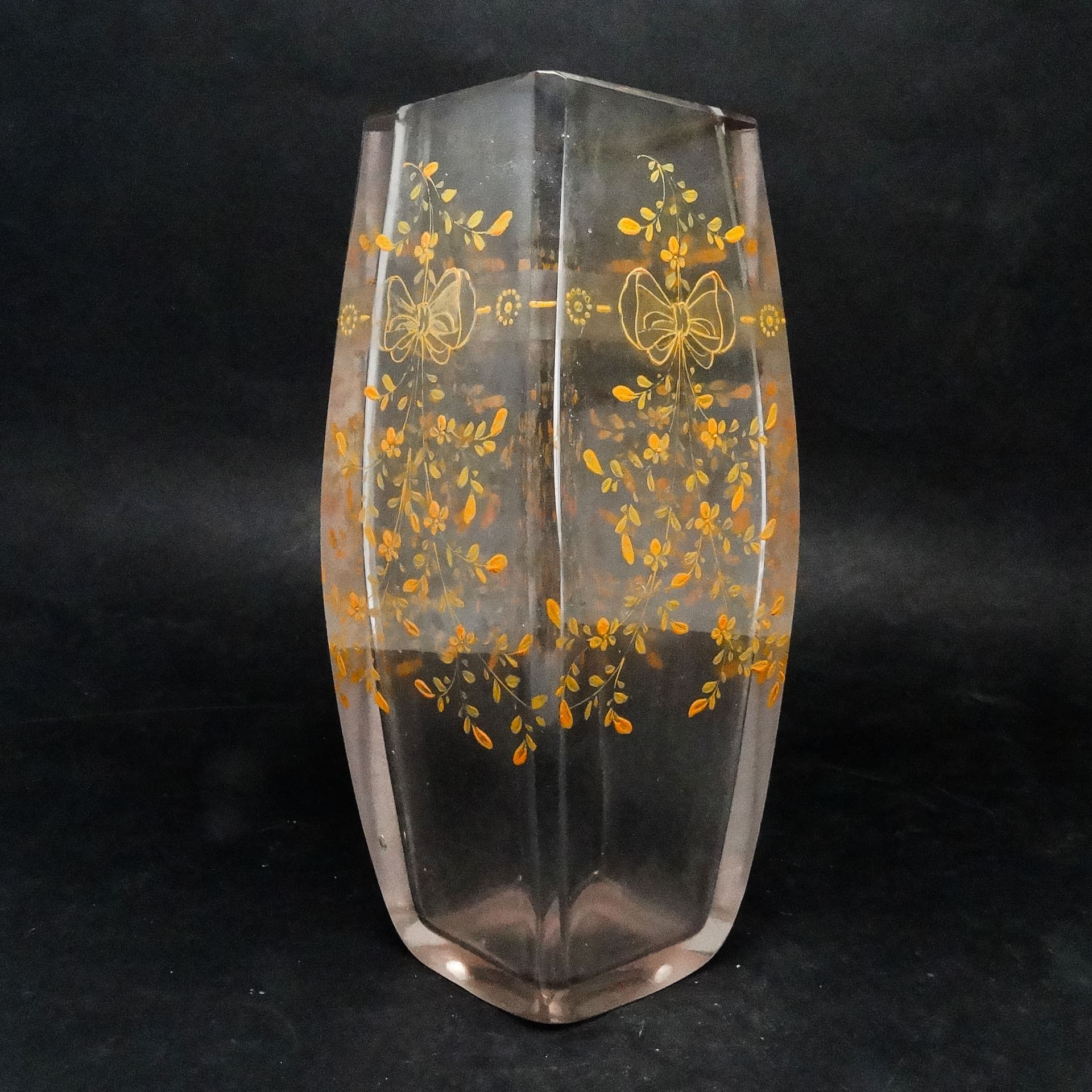 Wazon Art Nouveau, kryształ, Bohemia Moser, Czechy, początek XX w. - 115607