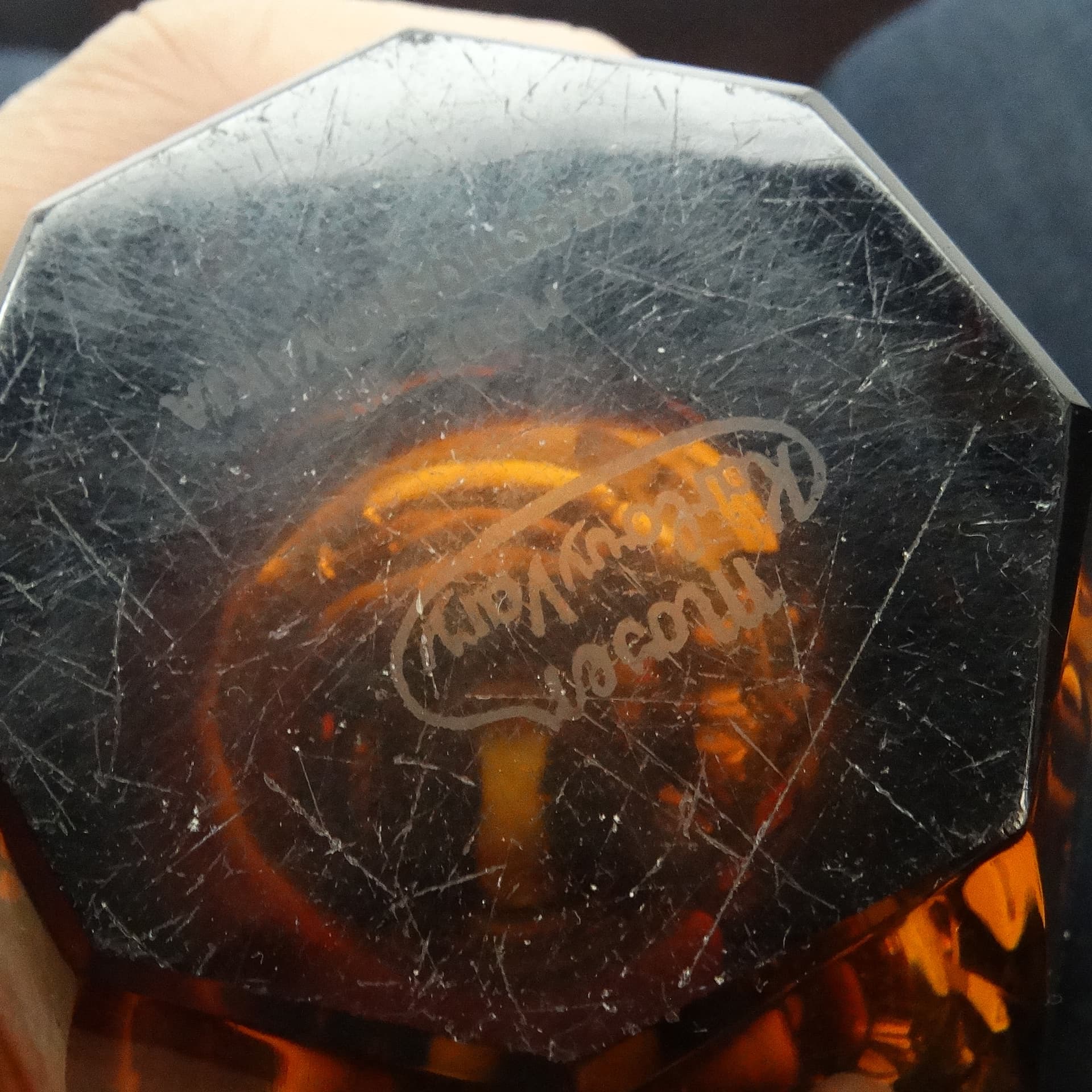 Art Deco vase, crystal, by J. Hoffmann, Czechoslovakia, 1930s. - 115645