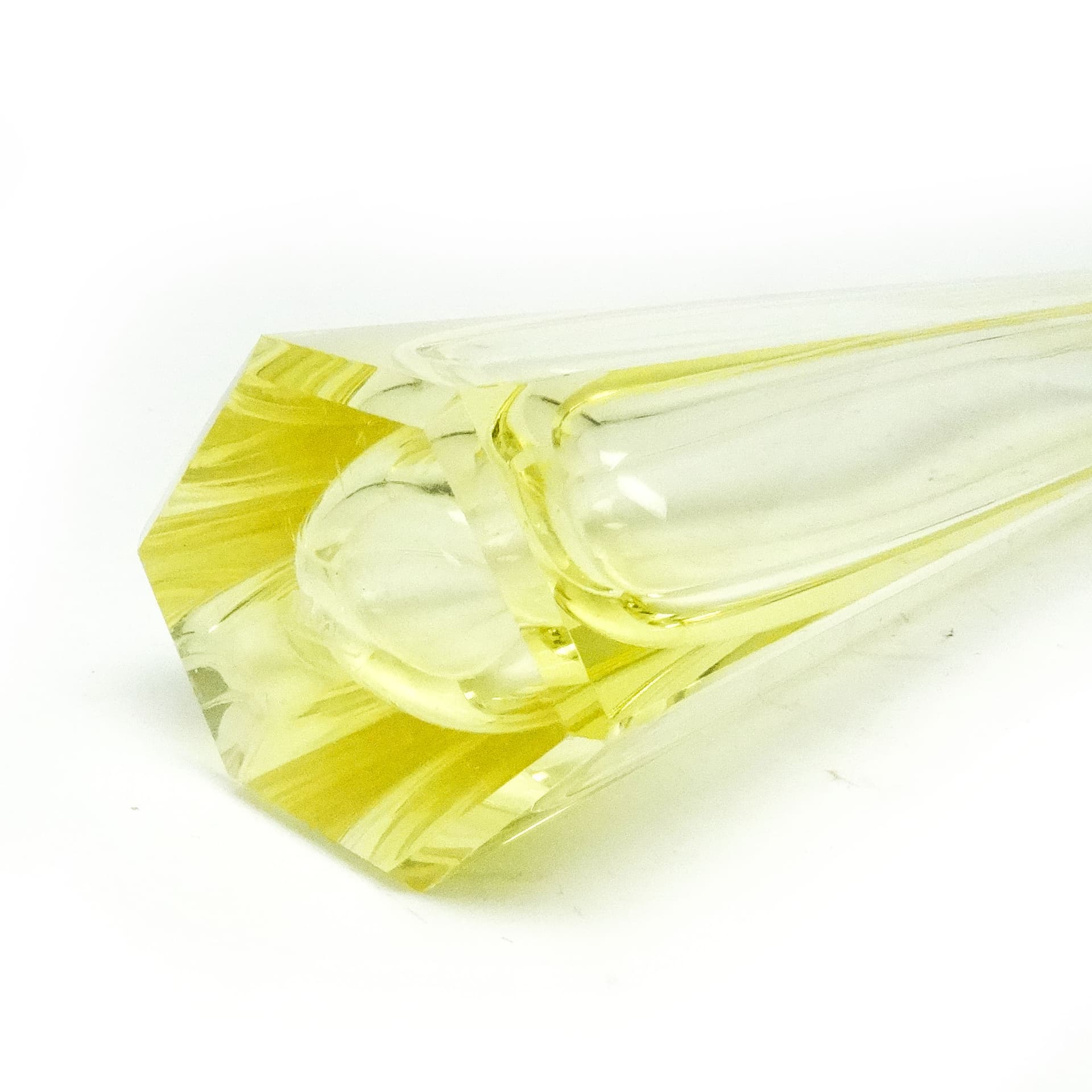 Wazon Art Deco, kryształ, Moser, Czechosłowacja, lata 30. - 115661