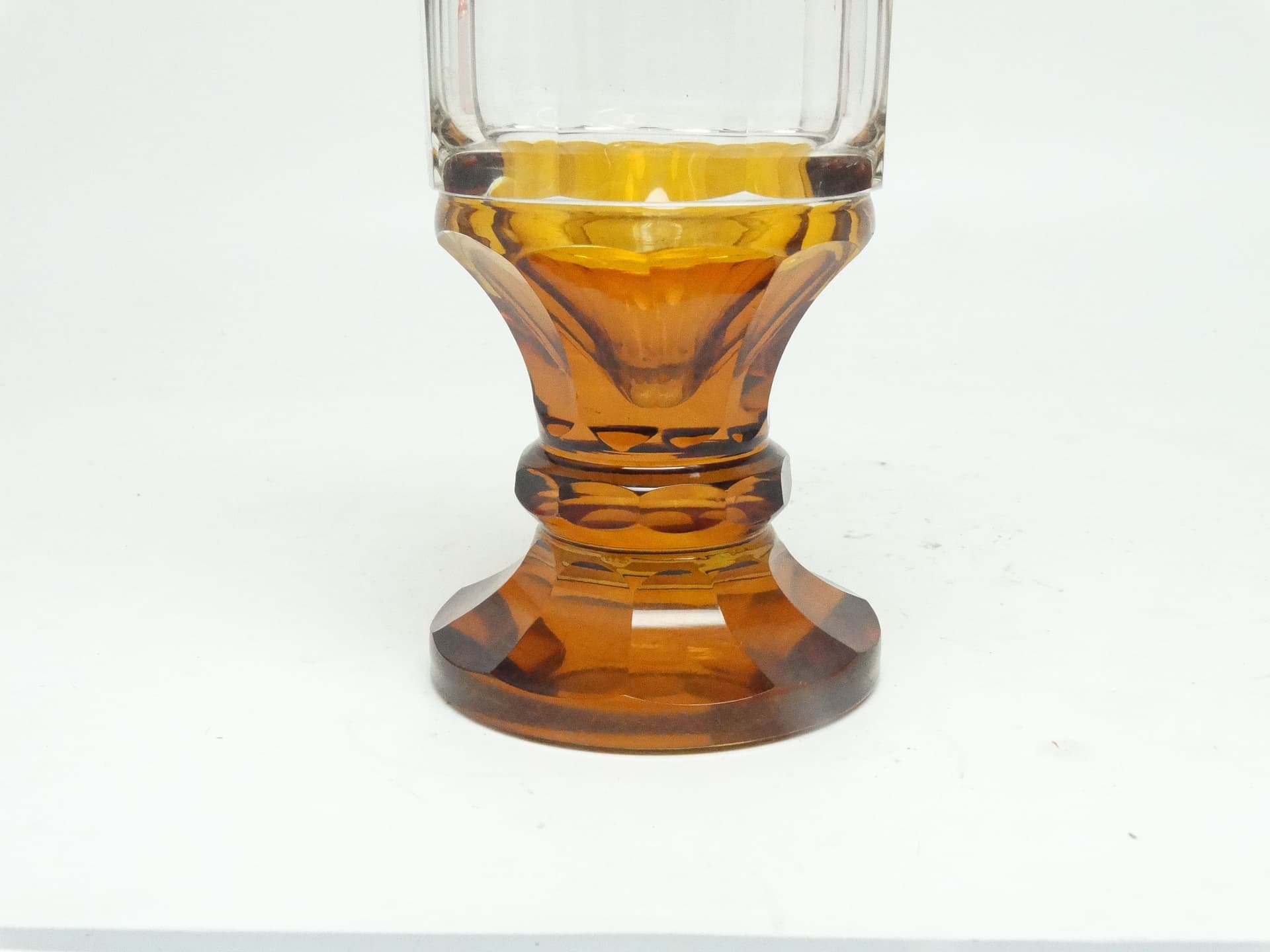 Wazon Art Deco, kryształ, Moser, Czechosłowacja, lata 30. - 115695