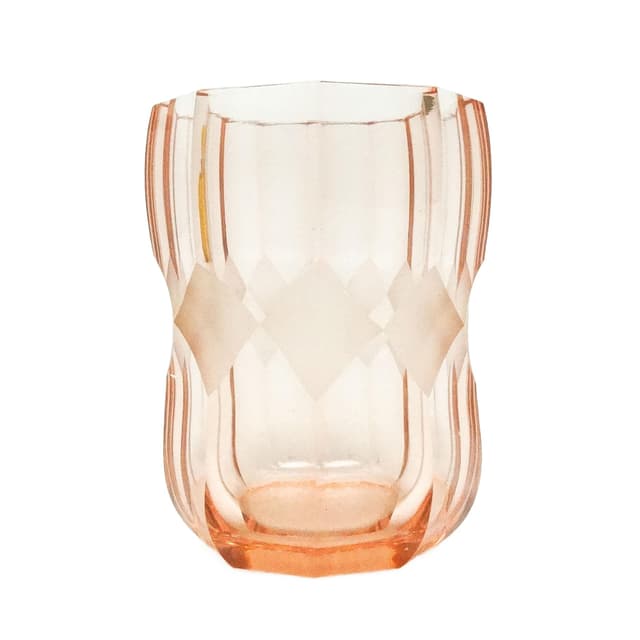 Wazon Art Deco, kryształ, Moser, Czechosłowacja, lata 30. - WYMIARY