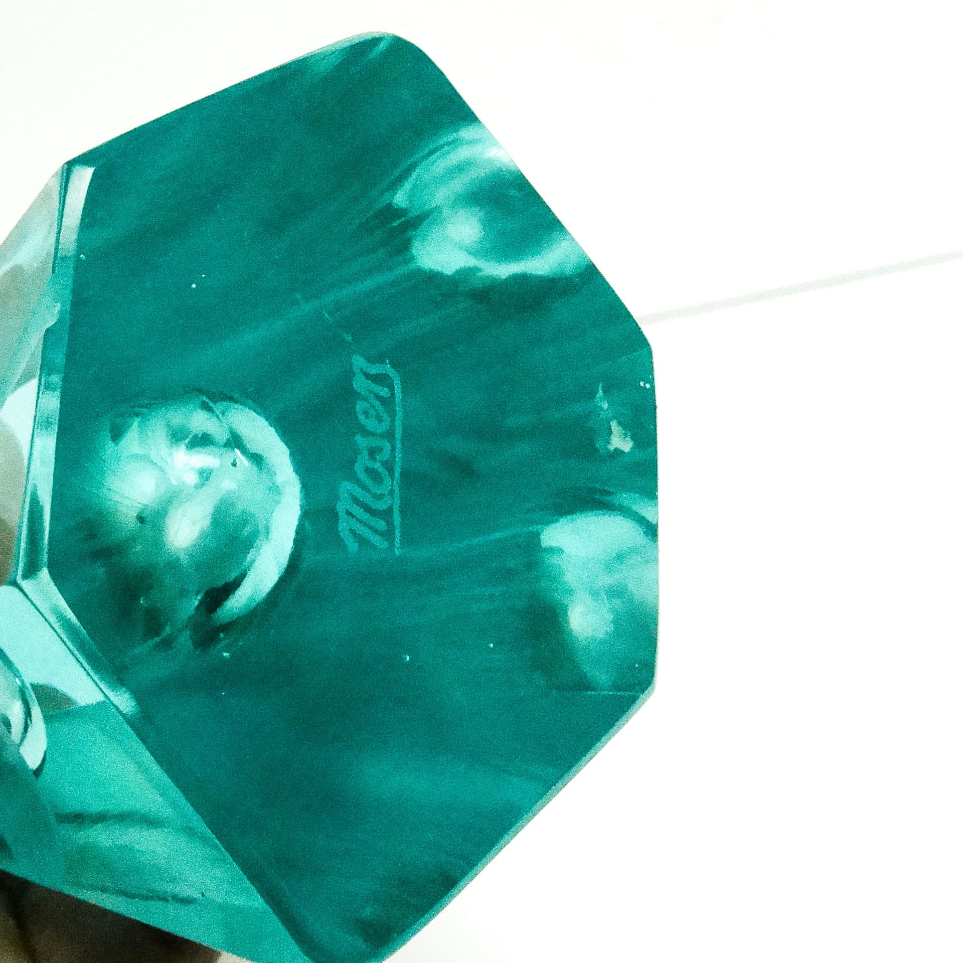 Art Nouveau vase, uranium crystal, Moser, Czech Republic, early 20th c. - 115767