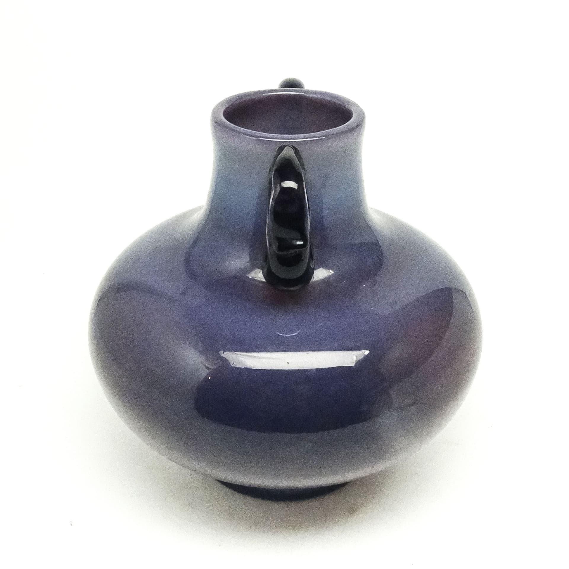 Wazon modernizm, szkło fioletowe, proj. J. Słuczan-Orkusz, Polska, lata 70. - 115840