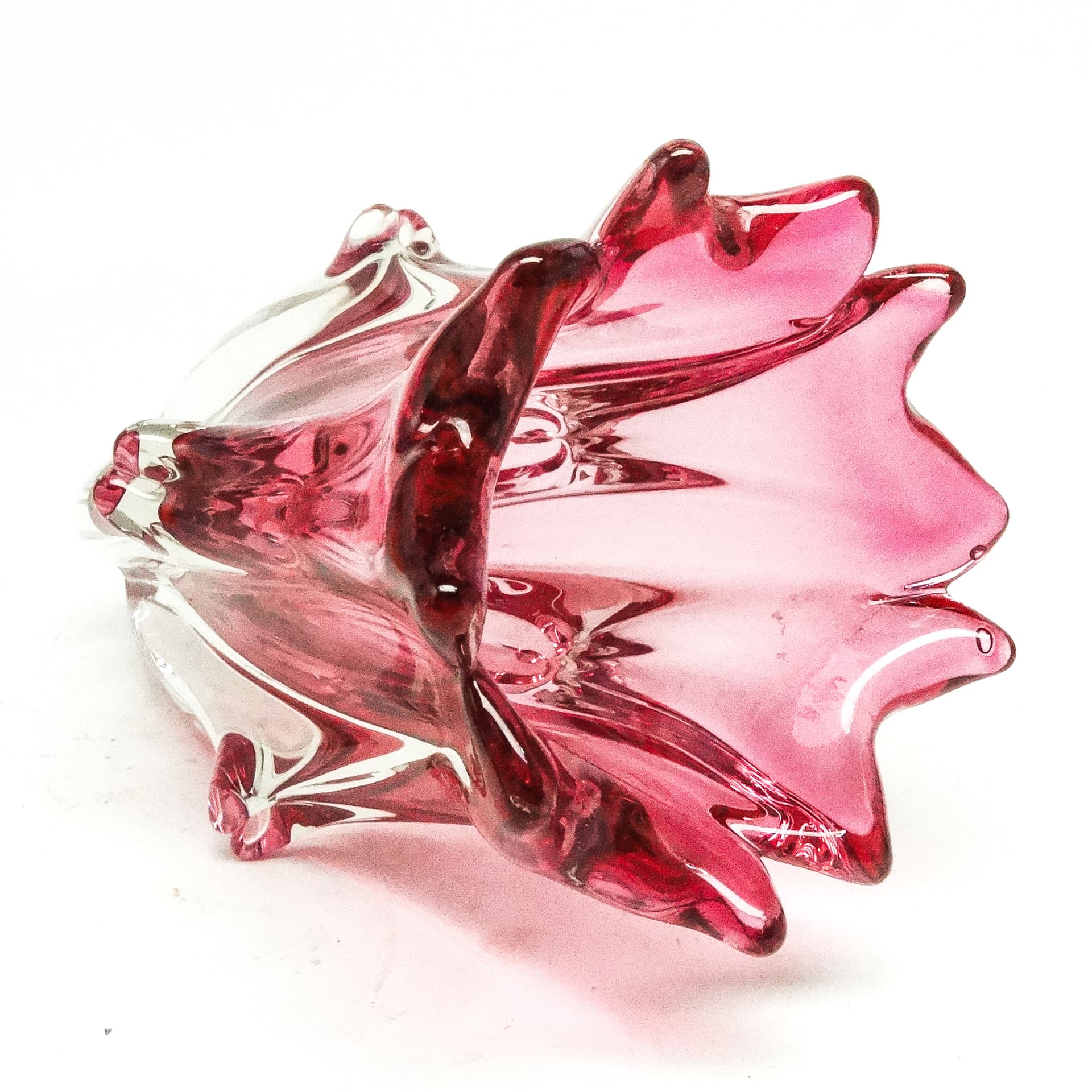 Wazon Murano, mid-century modern, szkło, proj. F. Poli, Włochy, lata 50. - 115856