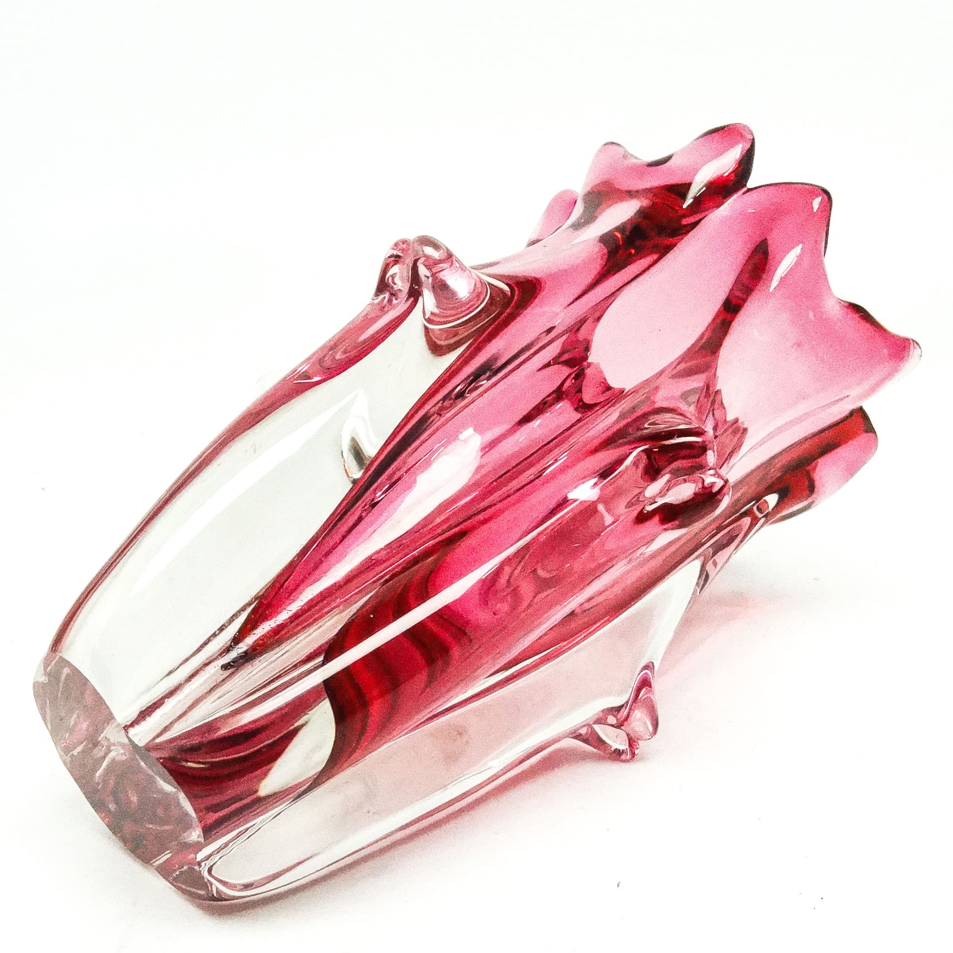 Wazon Murano, mid-century modern, szkło, proj. F. Poli, Włochy, lata 50. - 115853