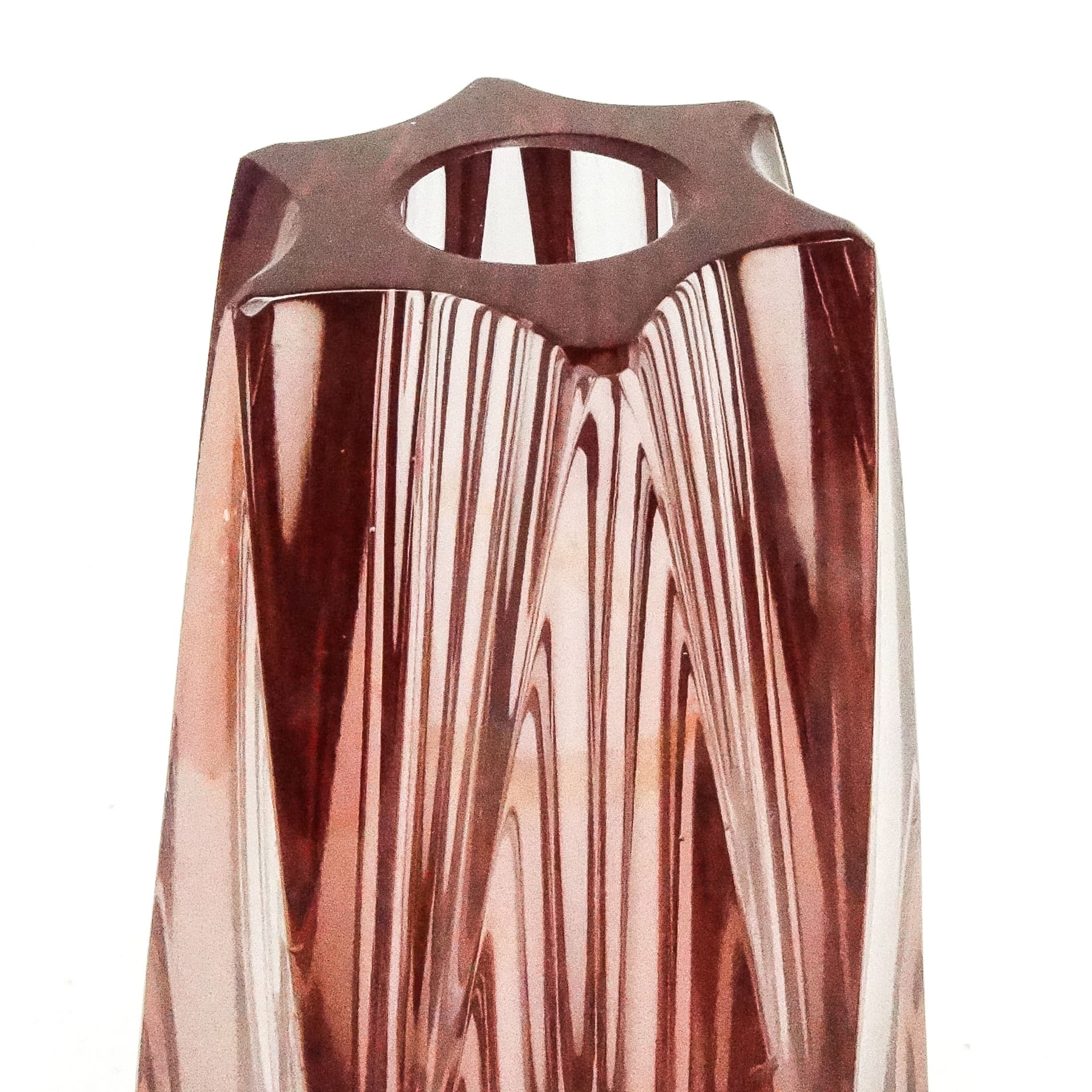 Art Deco vase, crystal, Moser, Czechoslovakia, 1930s. - 115890