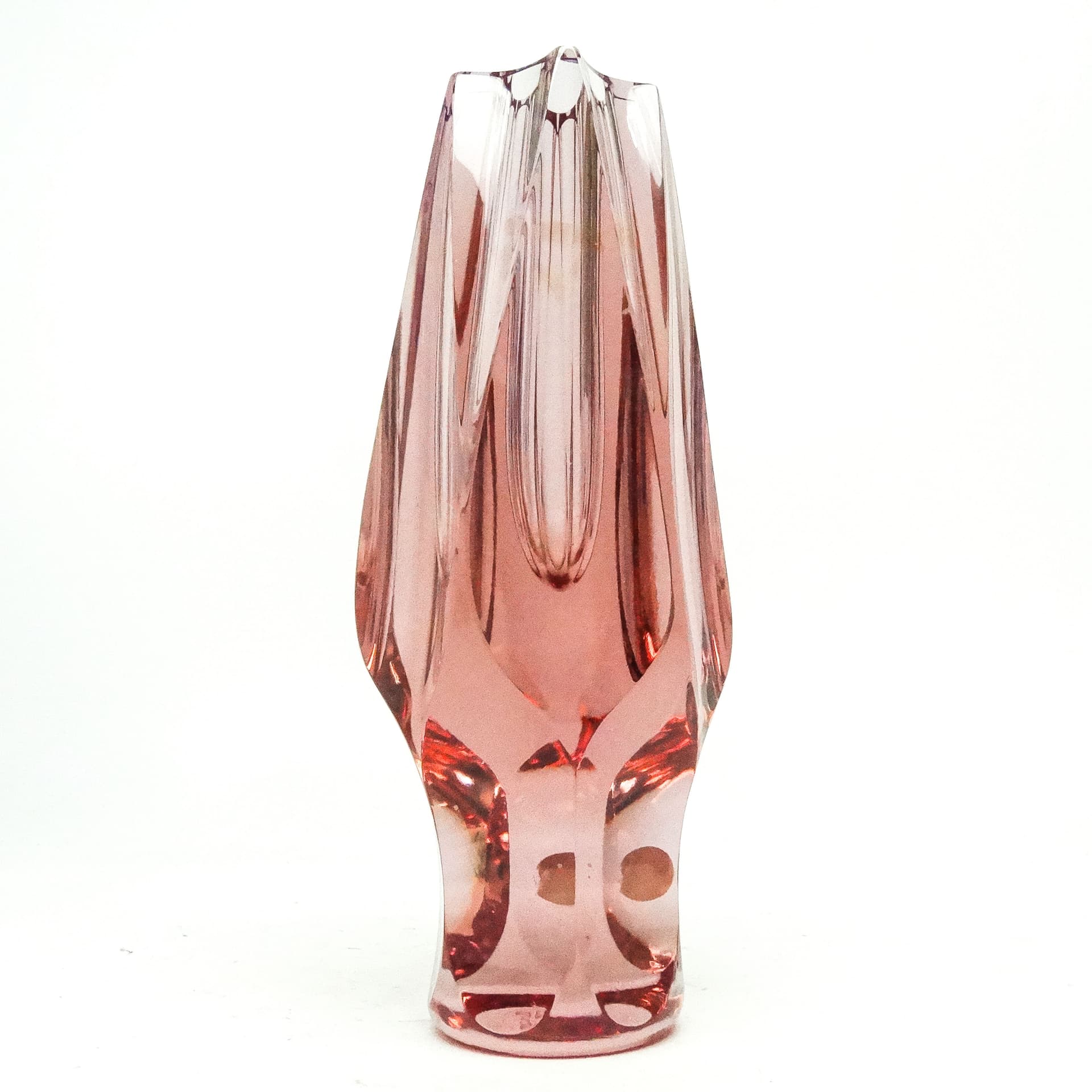 Art Deco vase, crystal, Moser, Czechoslovakia, 1930s. - 115892