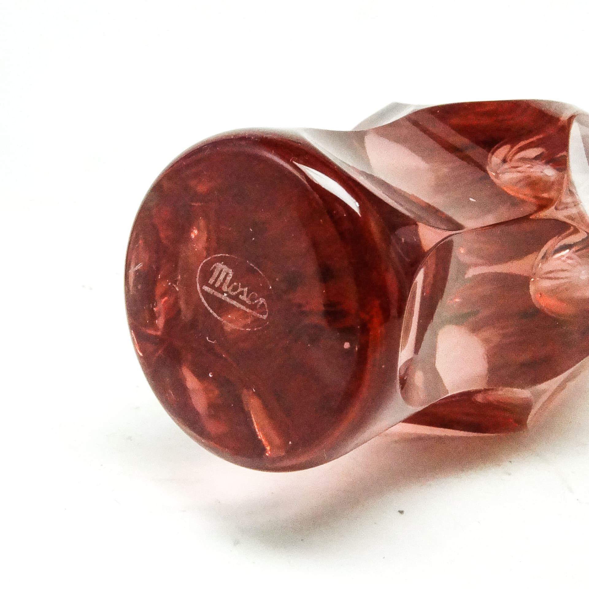 Art Deco vase, crystal, Moser, Czechoslovakia, 1930s. - 115896