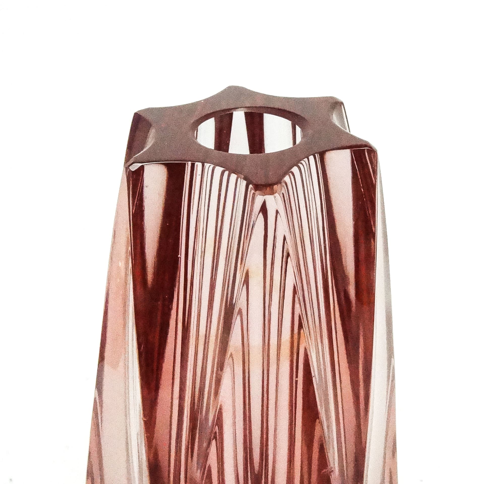 Art Deco vase, crystal, Moser, Czechoslovakia, 1930s. - 115891
