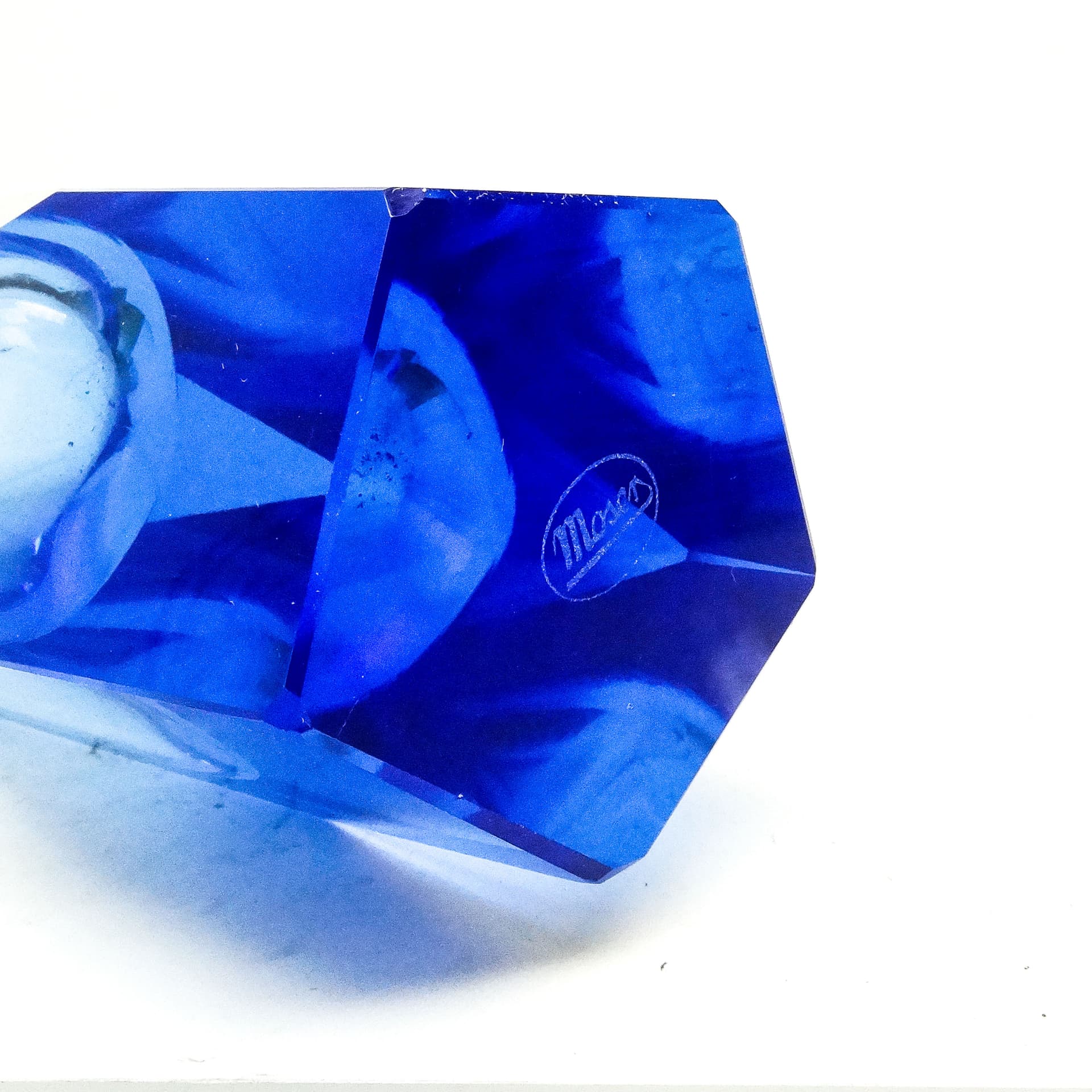 Wazon Art Deco, kryształ, Moser, Czechosłowacja, lata 30. - 115938