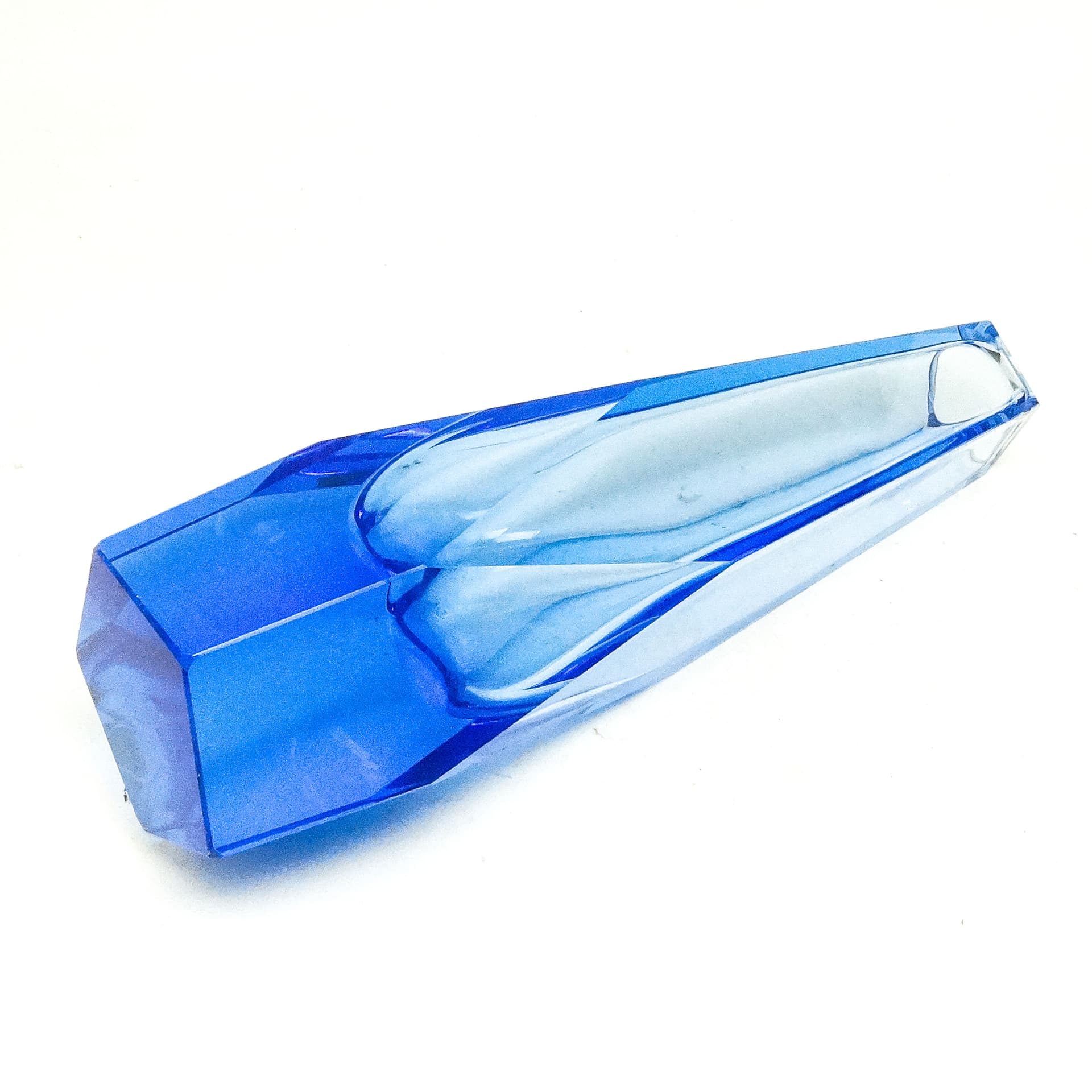 Wazon Art Deco, kryształ, Moser, Czechosłowacja, lata 30. - 115939