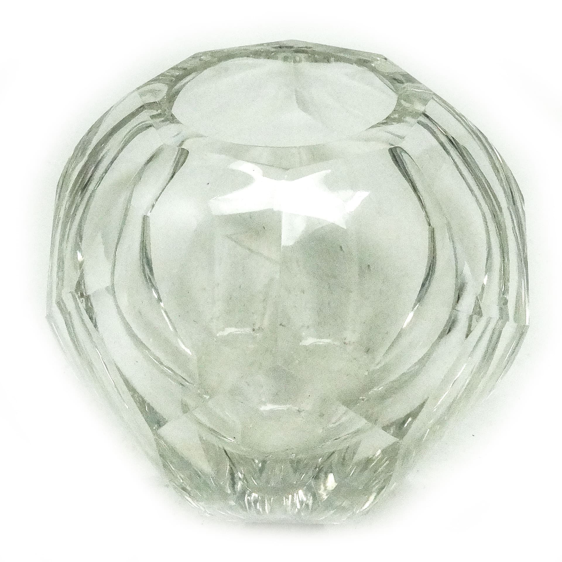 Wazon Art Deco, kryształ, Moser, Czechosłowacja, lata 30. - 115948