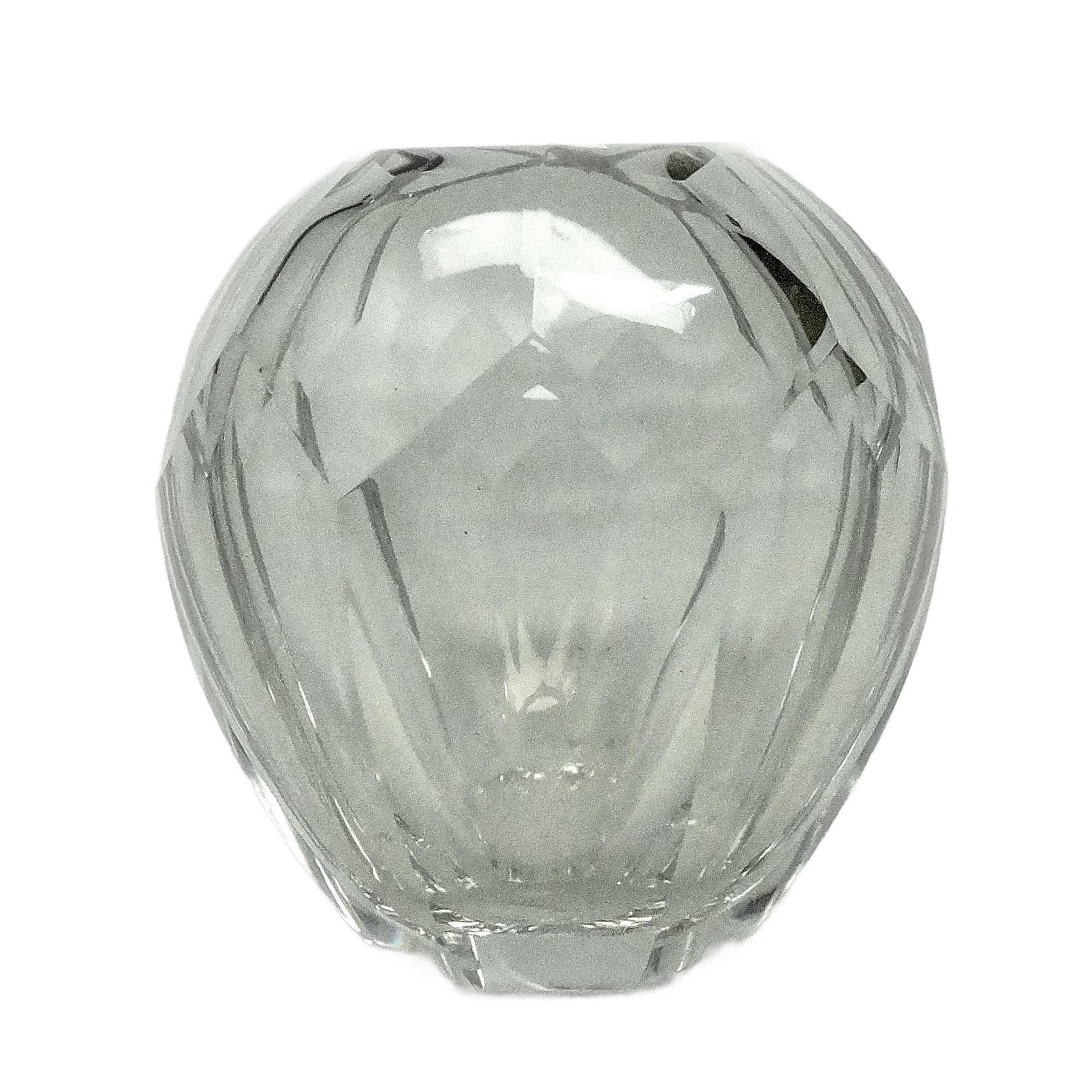 Wazon Art Deco, kryształ, Moser, Czechosłowacja, lata 30.